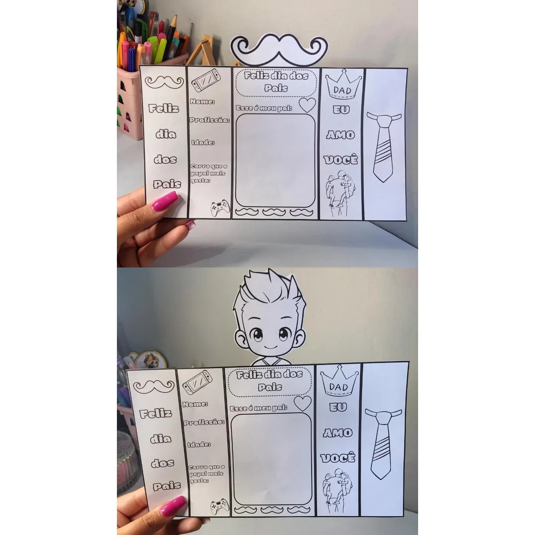 LAPBOOK DIA DOS PAIS