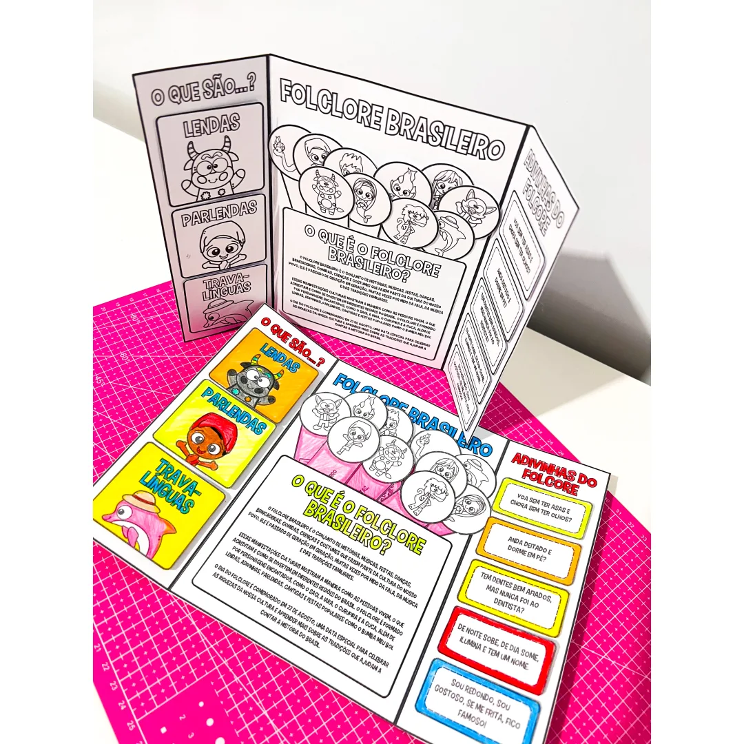 Lapbook Folclore - Educação Infantil e Ensino Fundamental - PDF