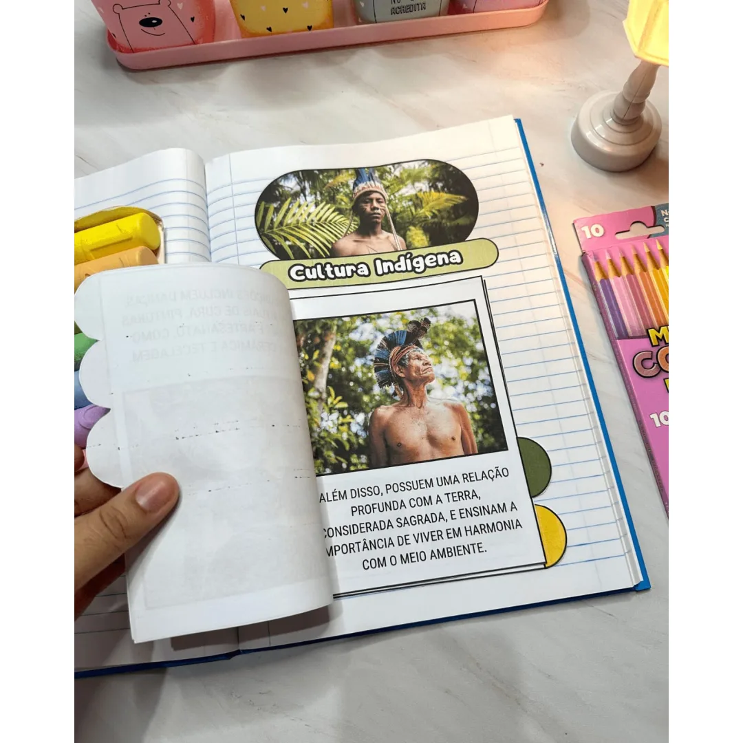 LAPBOOK / LIVRINHO:  CULTURA INDÍGENA