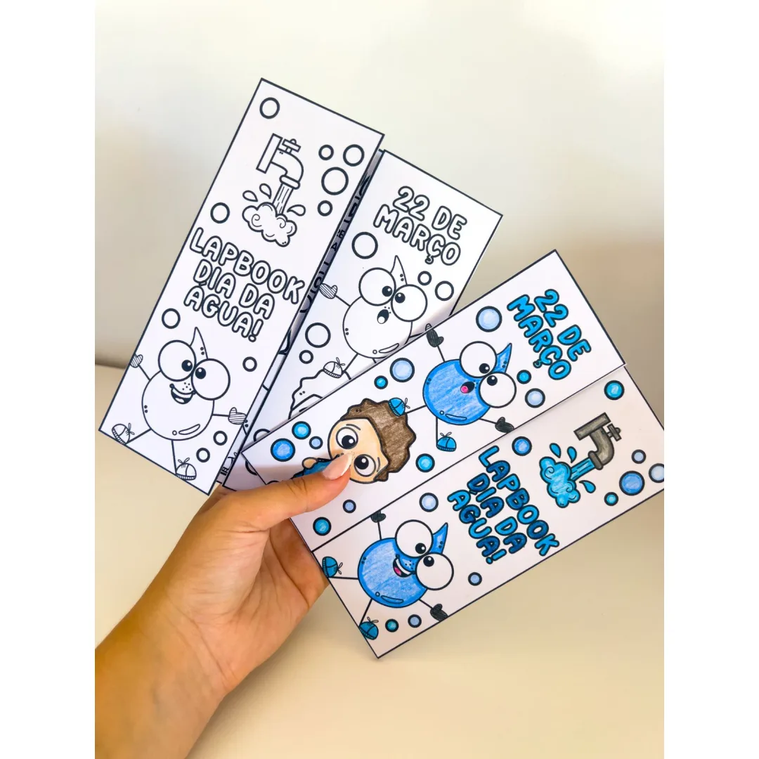 LAPBOOK / LIVRINHO: DIA DA ÁGUA