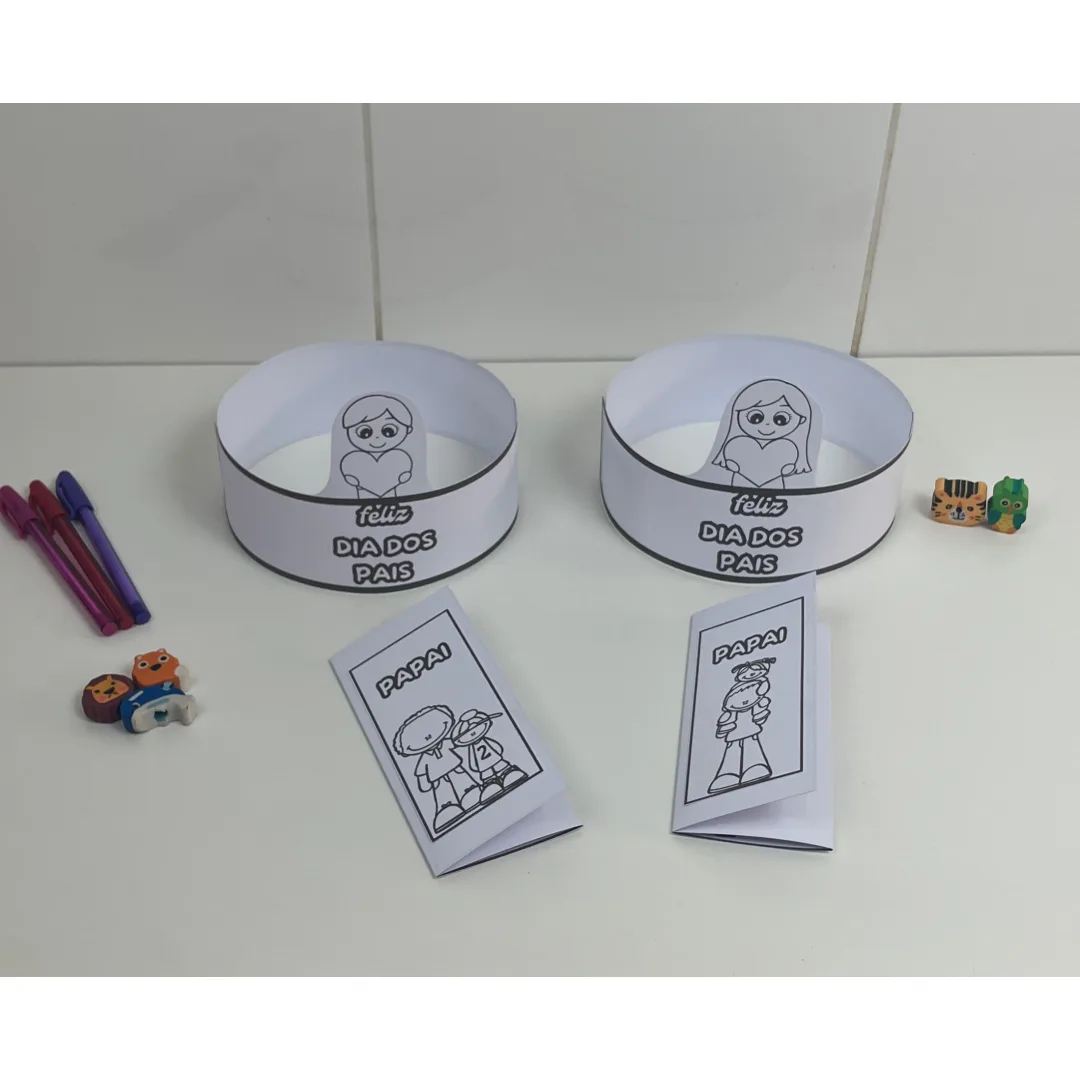LAPBOOK / LIVRINHO: DIA DOS PAIS + VISEIRA