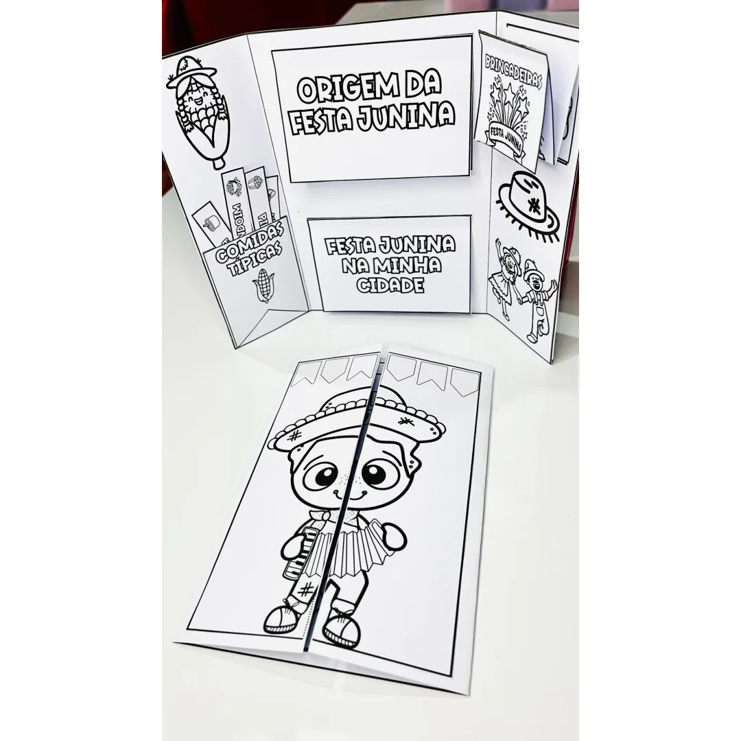 LAPBOOK / LIVRINHO: FESTA JUNINA / JUNINO