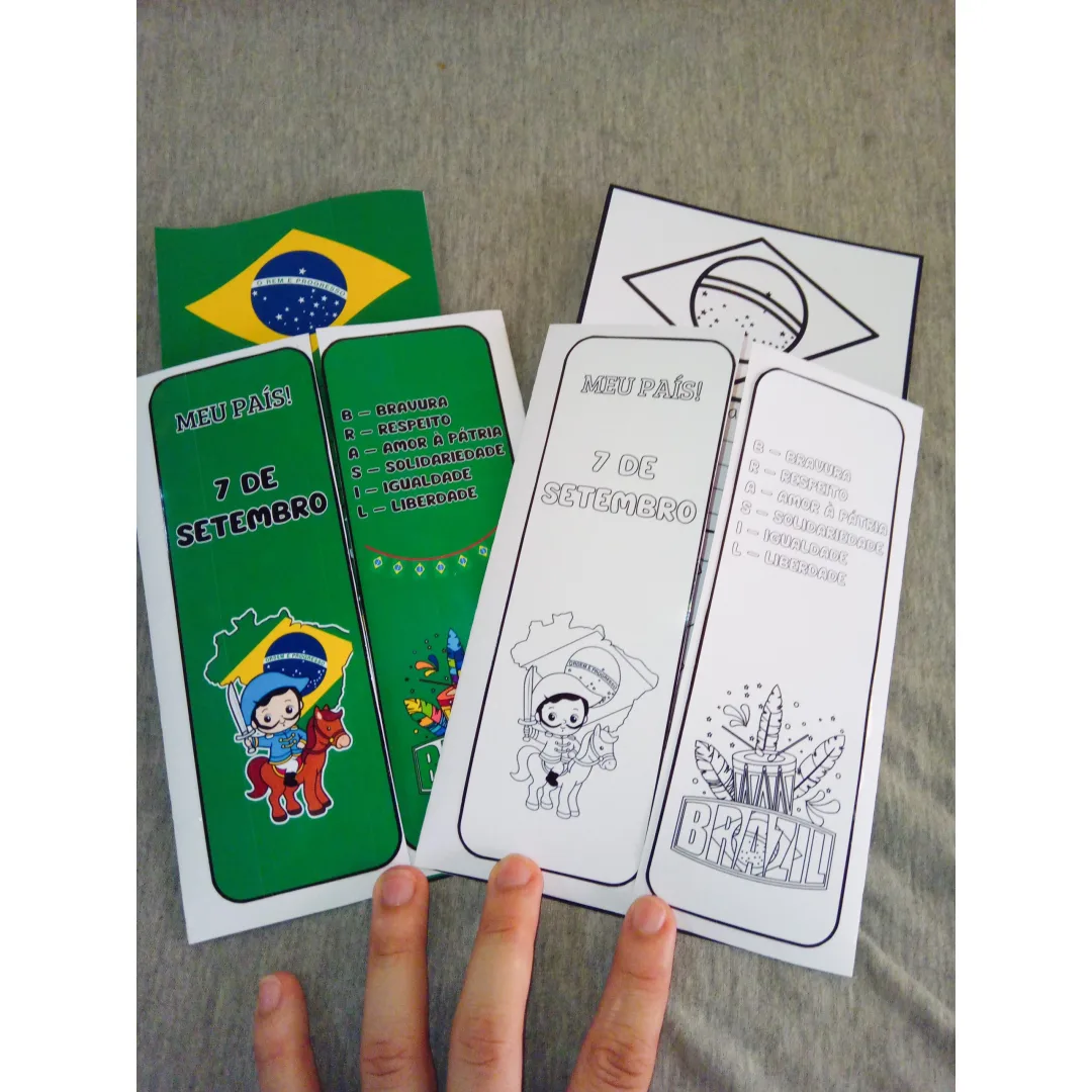 LAPBOOK / LIVRINHO: INDEPENDÊNCIA DO BRASIL / 7 DE SETEMBRO / SETE DE SETEMBRO / SEMANA DA PÁTRIA