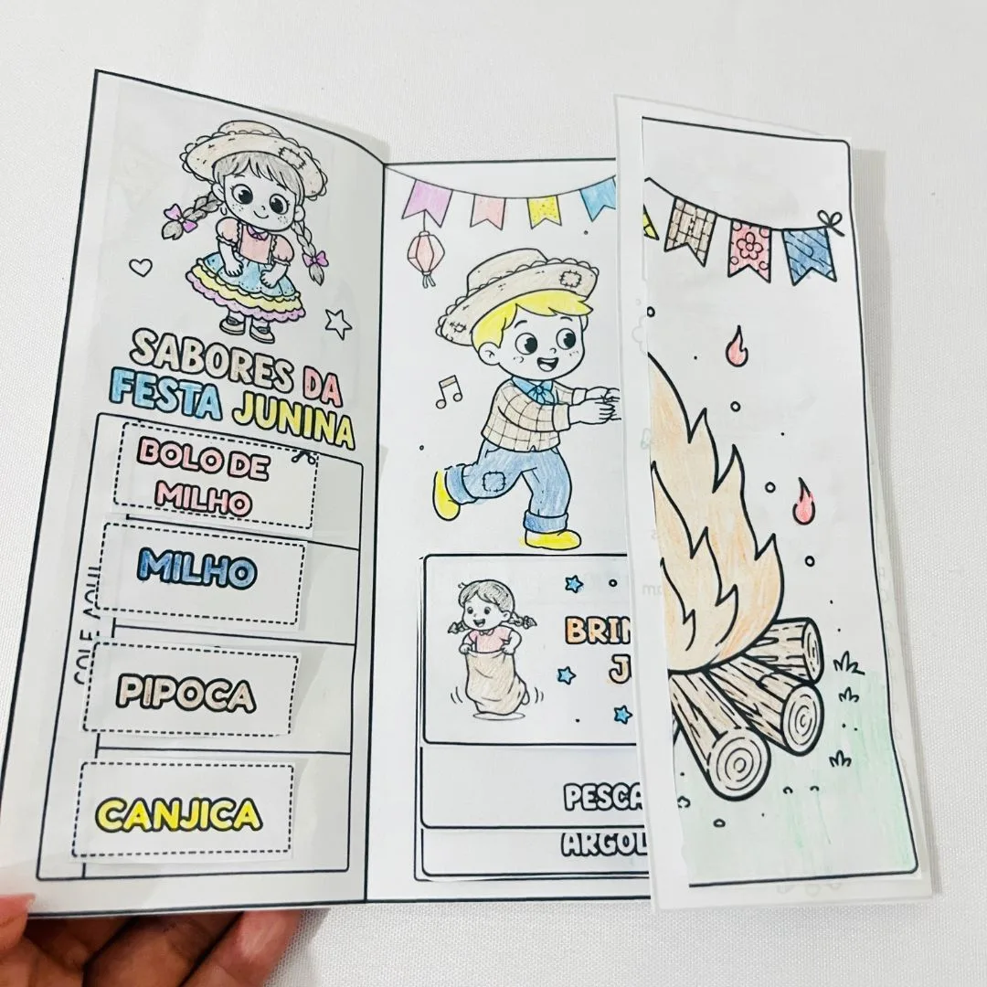 LAPBOOK / LIVRINHO: JUNINO INTERATIVO / FESTA JUNINA