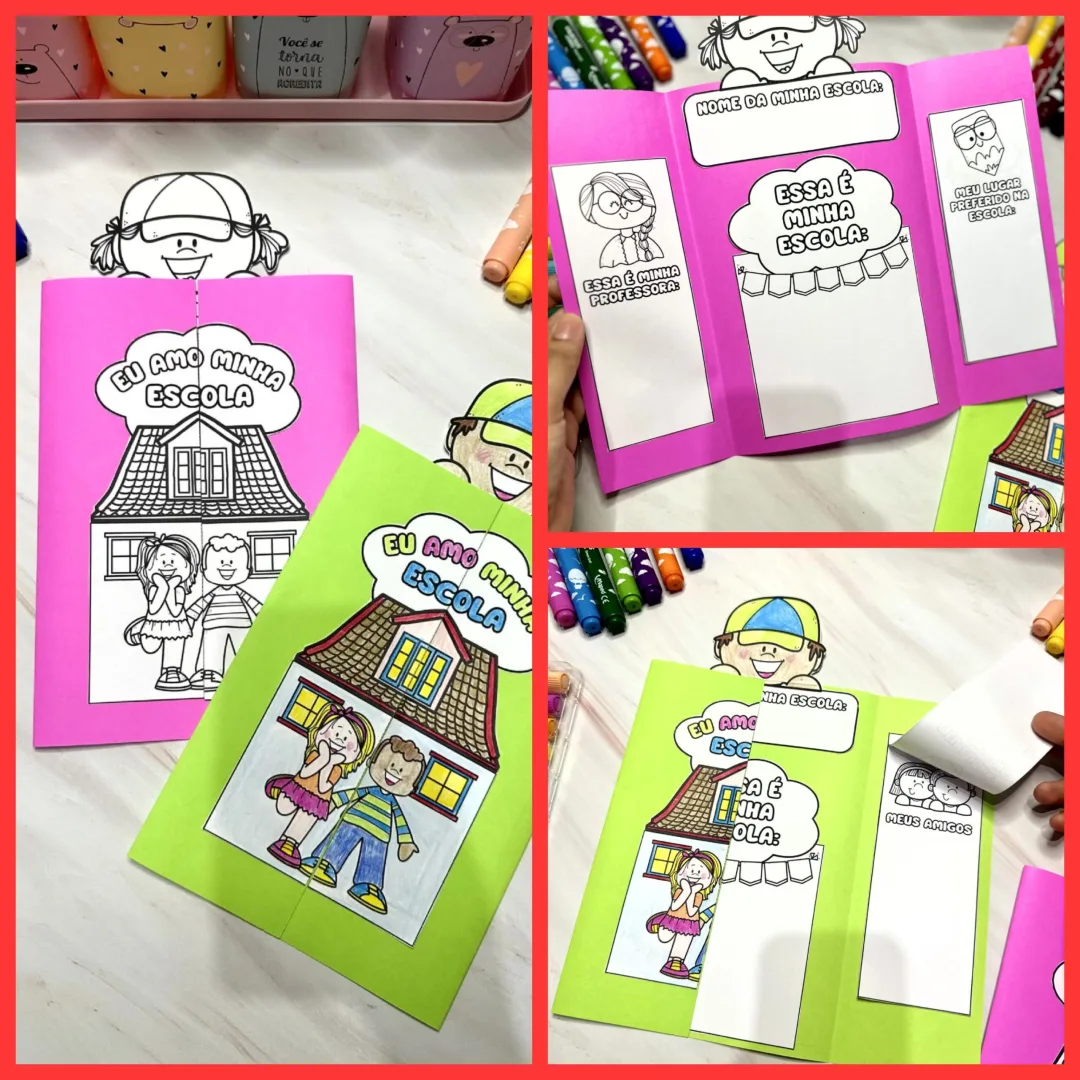 LAPBOOK / LIVRINHO: MINHA ESCOLA
