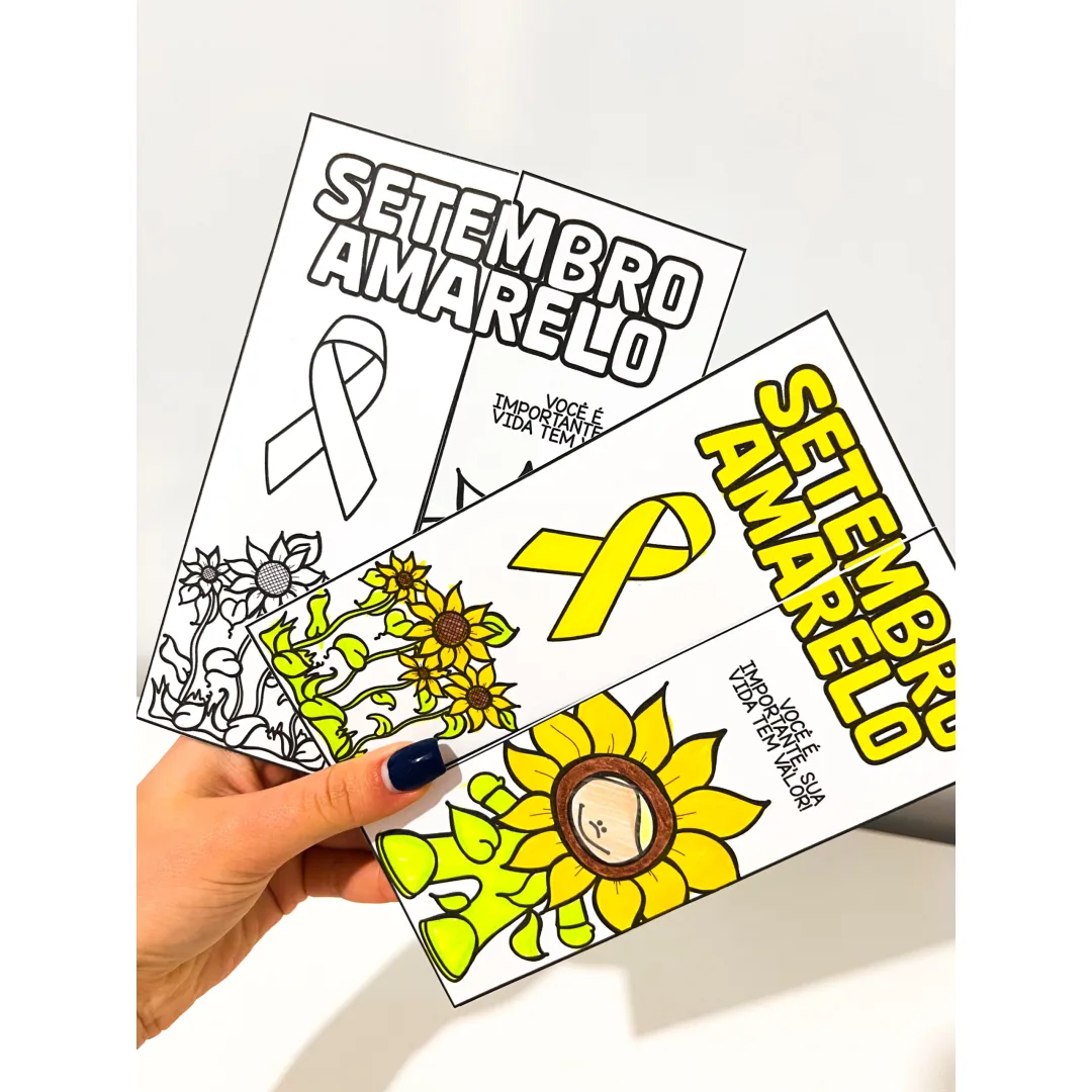 LAPBOOK/ LIVRINHO: SETEMBRO AMARELO
