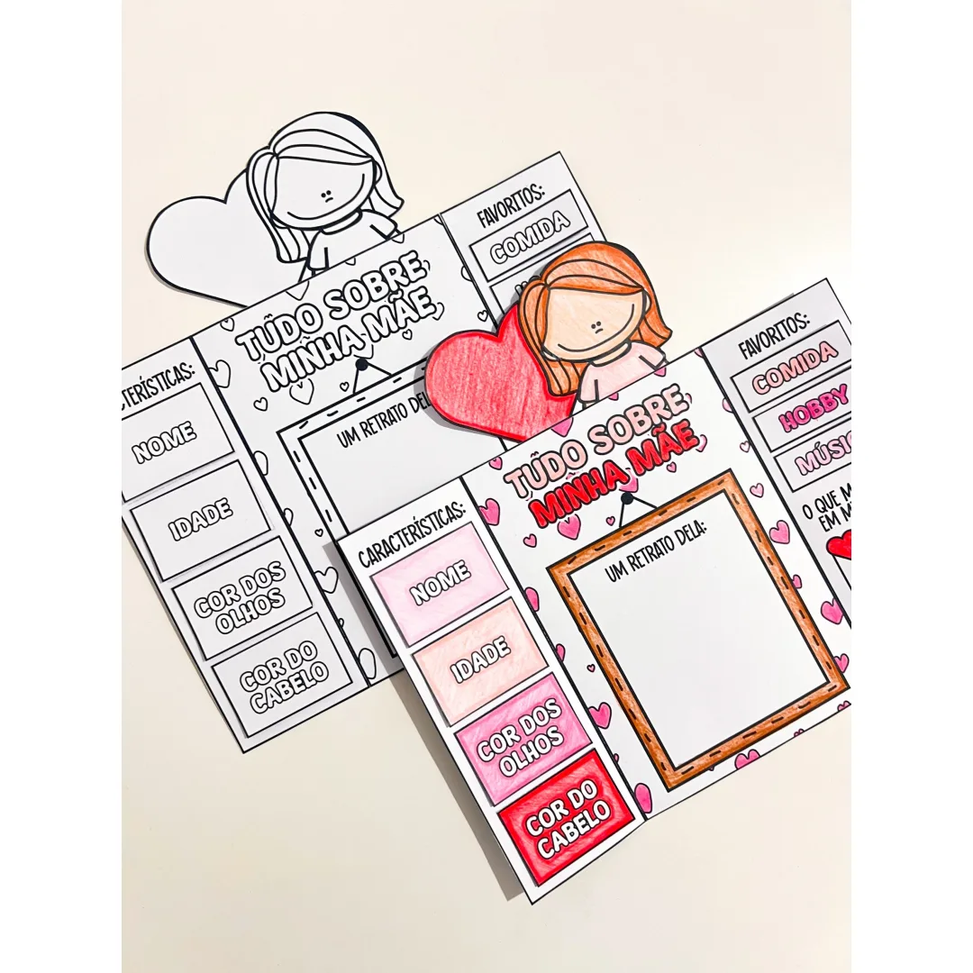 LAPBOOK/ LIVRINHO: TUDO SOBRE A MAMÃE
