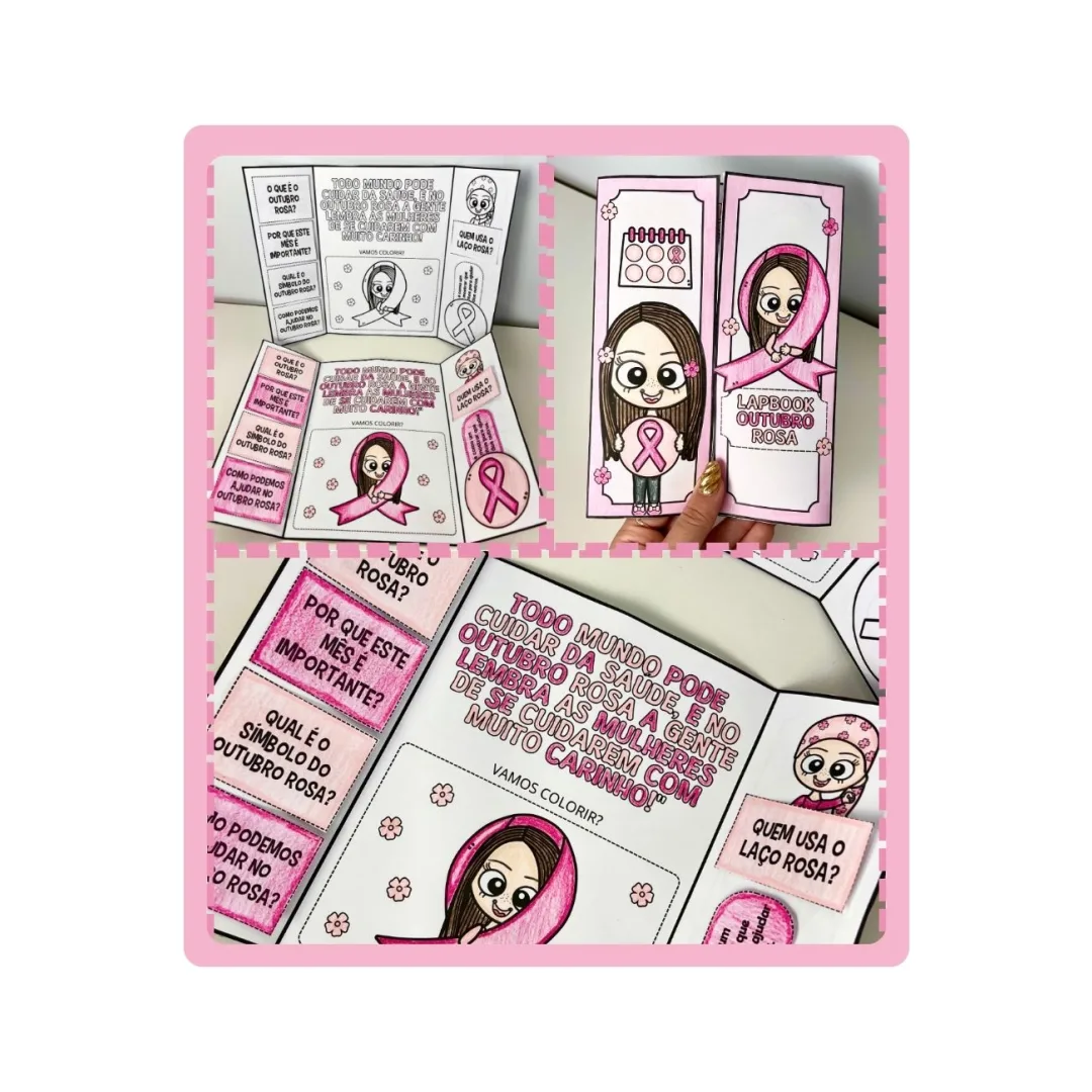LAPBOOK OUTUBRO ROSA EM PDF