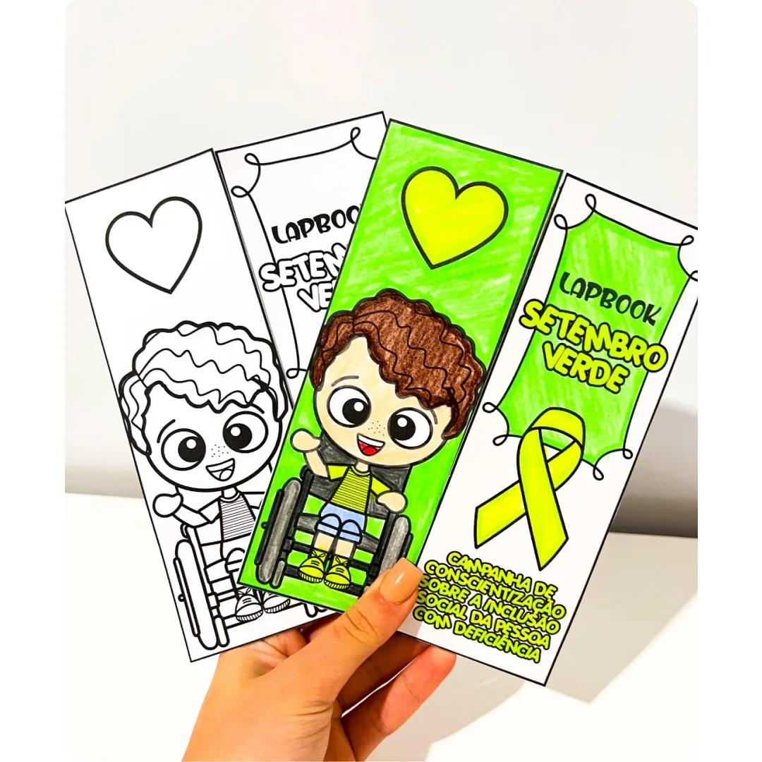 Lapbook setembro Verde – PDF | Atividade BNCC Pronta para Imprimir