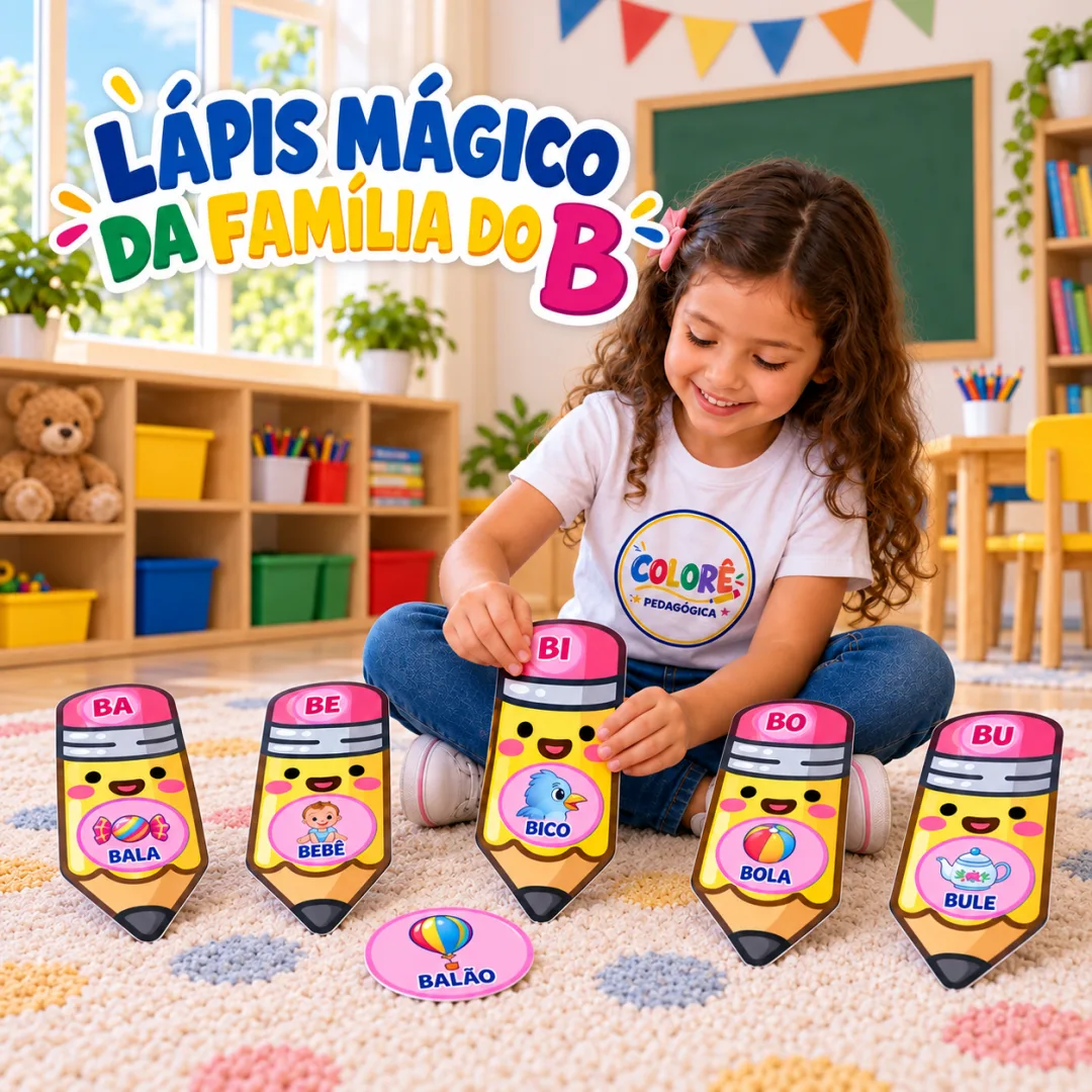 ✏️ LÁPIS MÁGICO DA FAMÍLIA DO B ✨