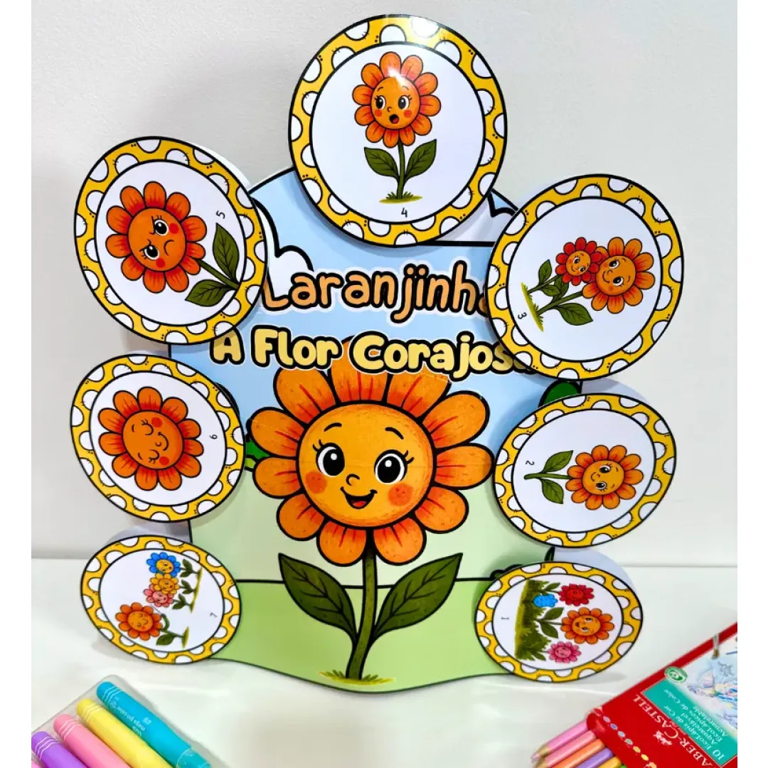 Laranjinha, A Flor Corajosa - História na Luva