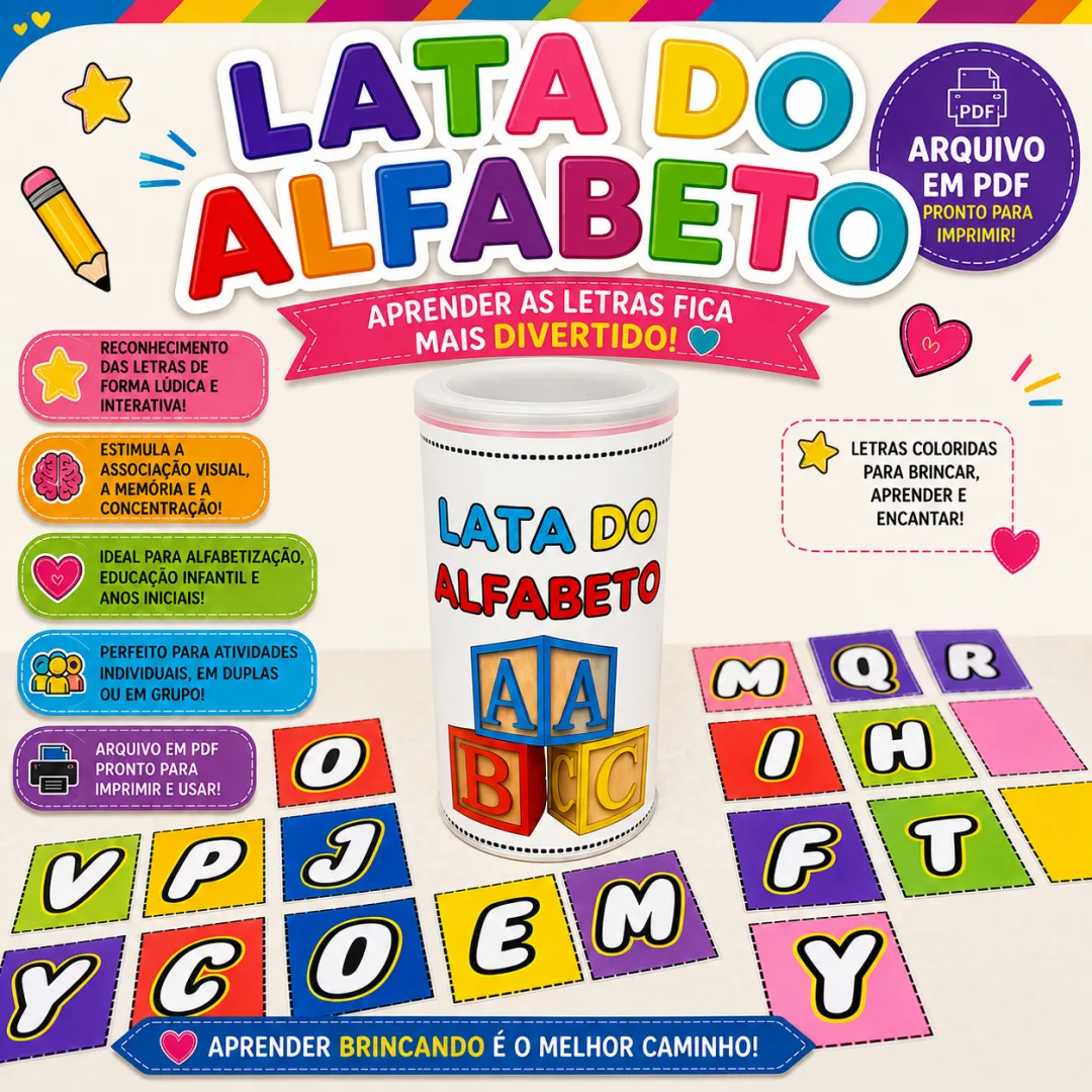 LATA DO ALFABETO