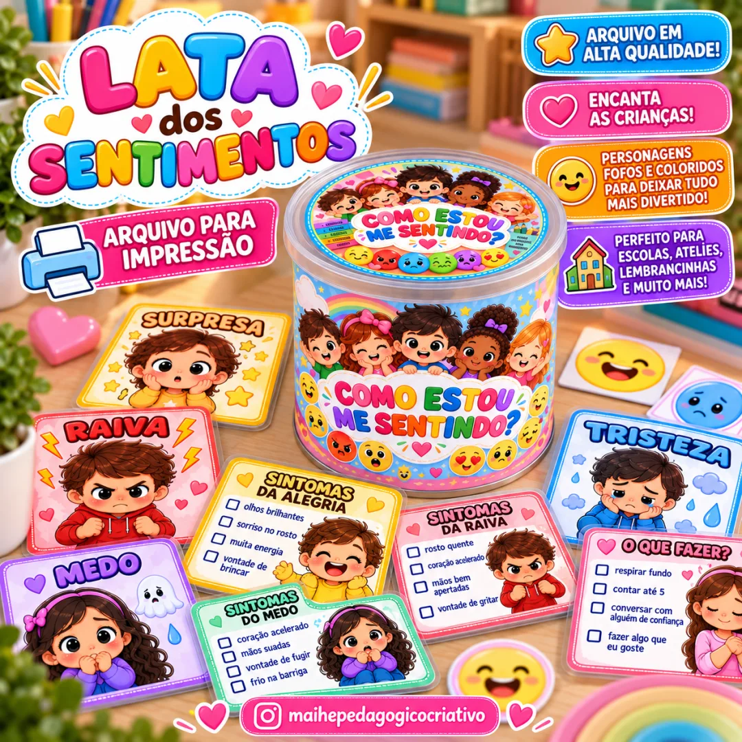 Lata dos Sentimentos - Educação Infantil - Arquivo Digital