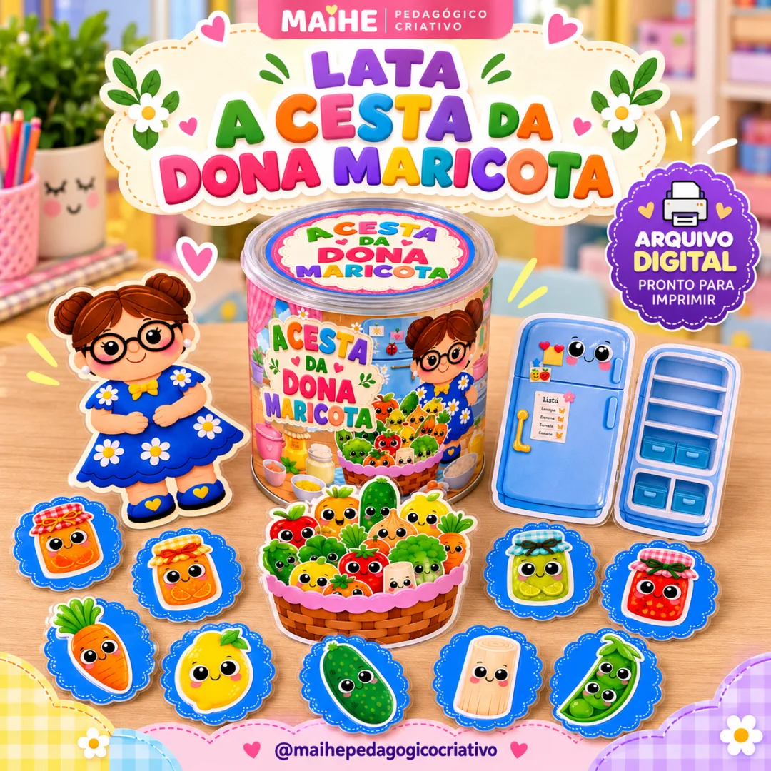 Lata Interativa A Cesta da Dona Maricota – Recurso Pedagógico - Arquivo Digital