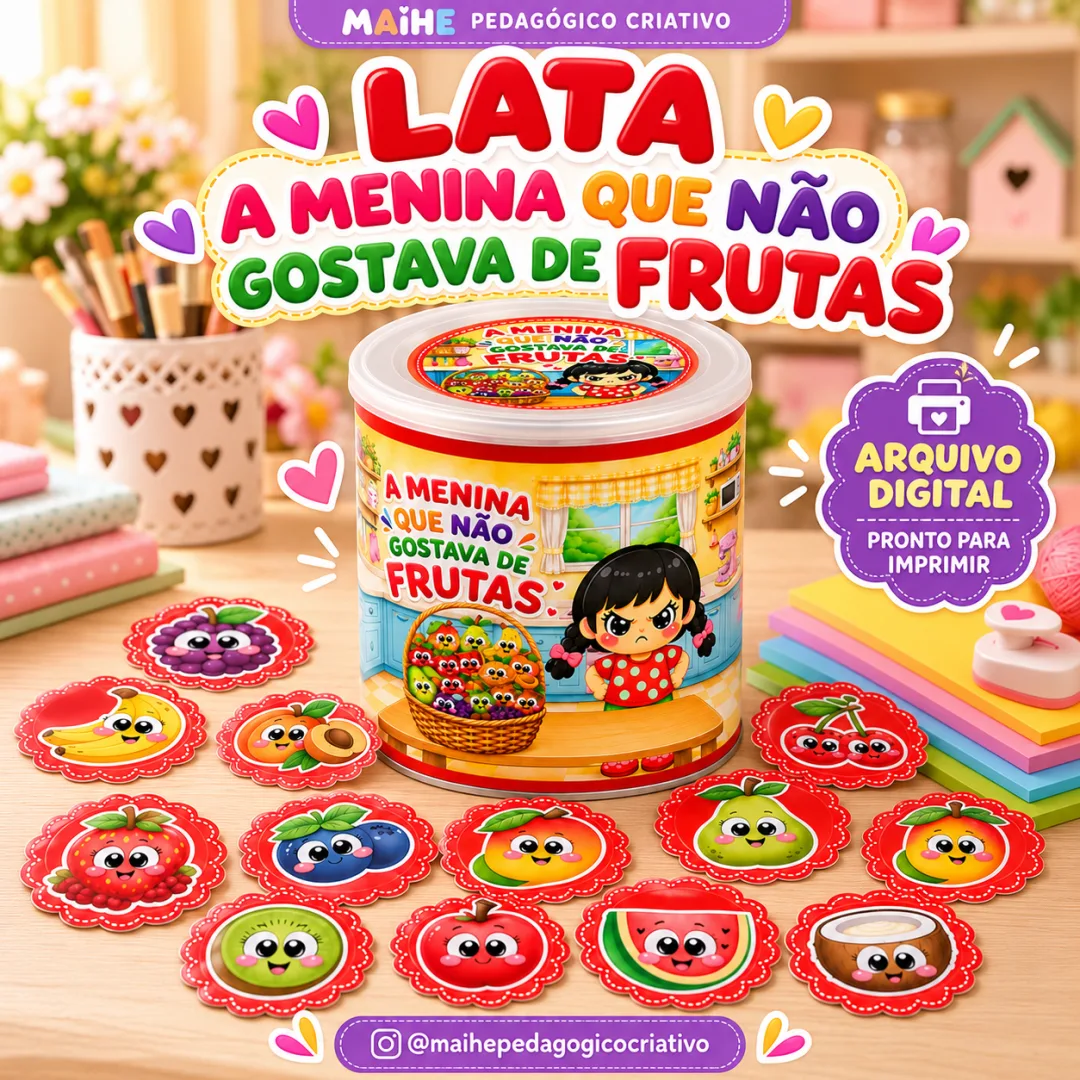 Lata Interativa A Menina Que Não Gostava de Frutas – Educação Infantil em PDF