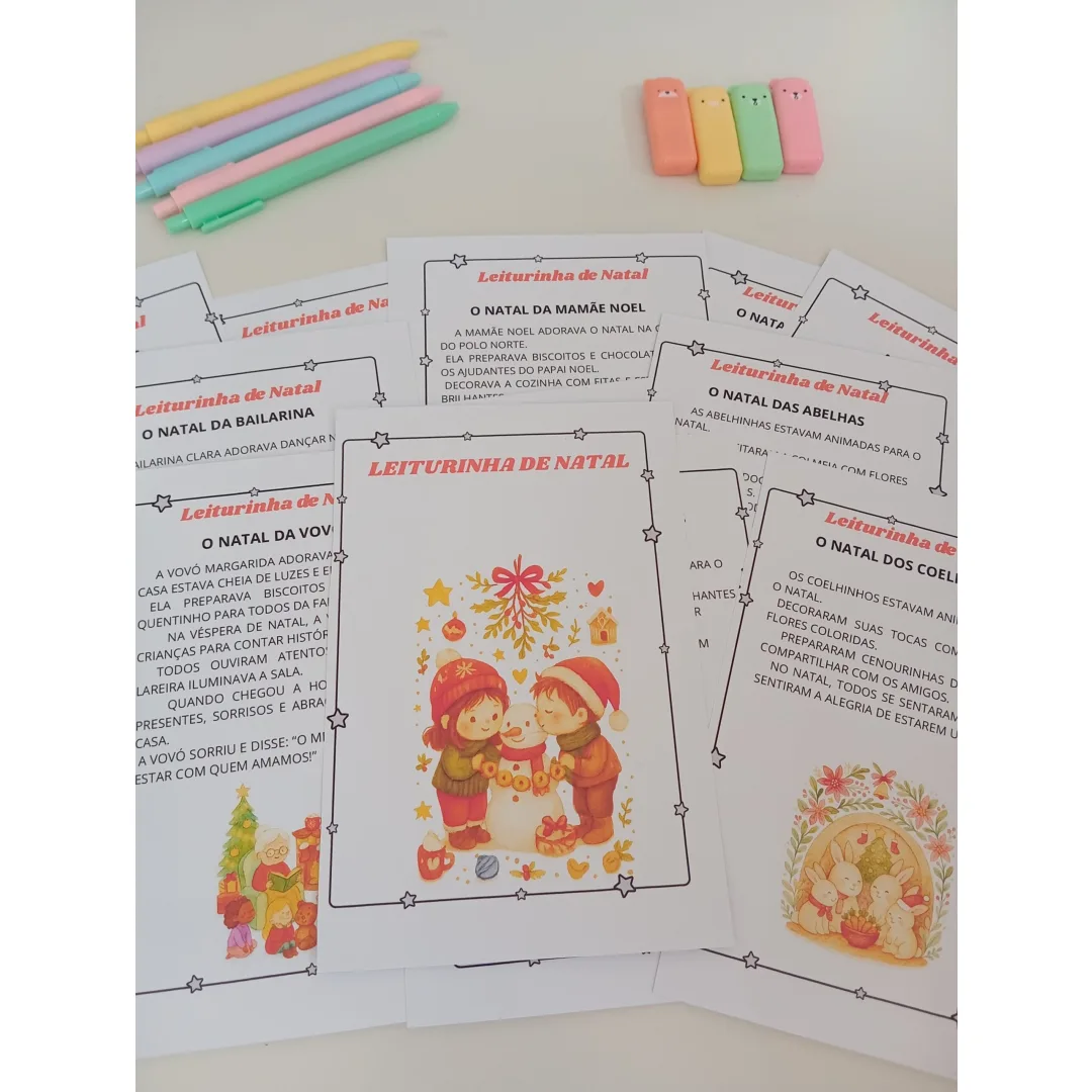 LEITURA DE NATAL / APOSTILA LEITURA NATALINA