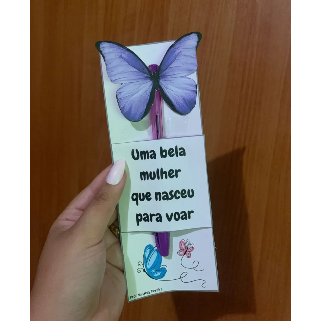 Lembrancinha Dia da Mulher — Pronto para Imprimir