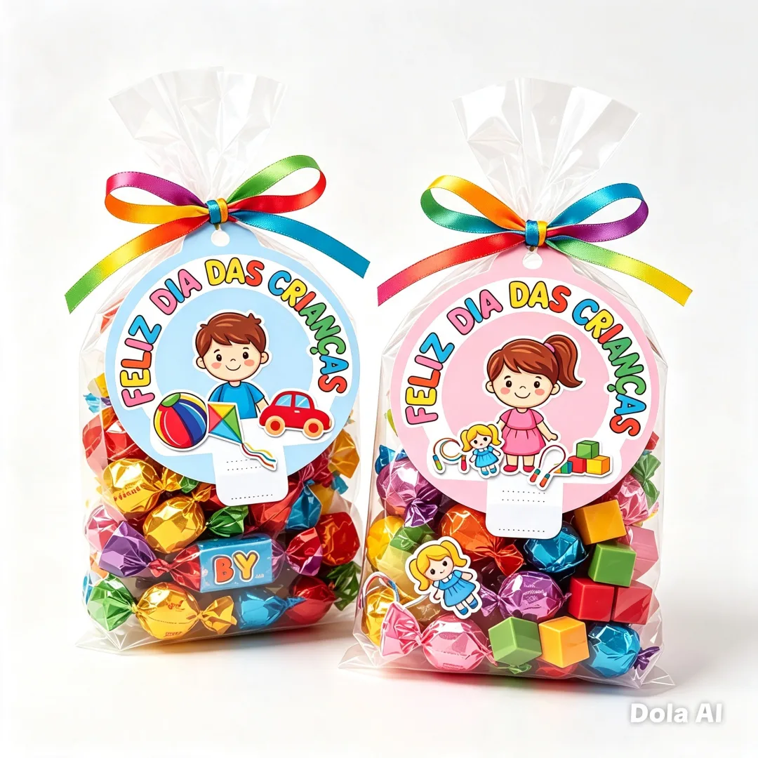 Lembrancinha Dia das Crianças - Tag Circular Brinquedos Educação Infantil Pdf