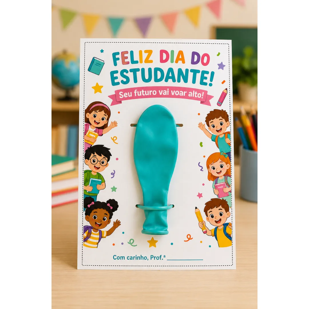 Lembrancinha dia do estudante 