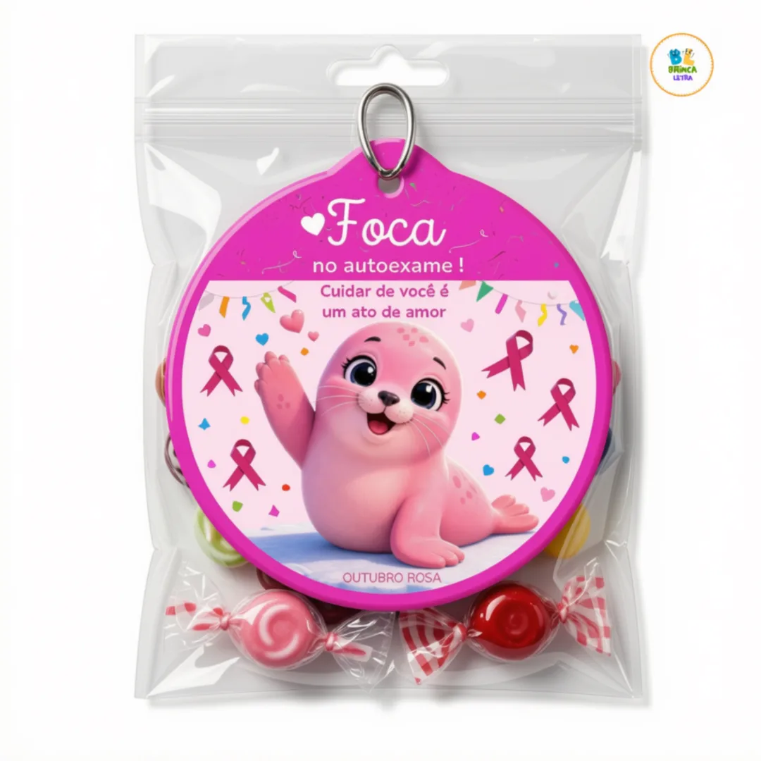 Lembrancinha Outubro Rosa para Imprimir – Educação Infantil
