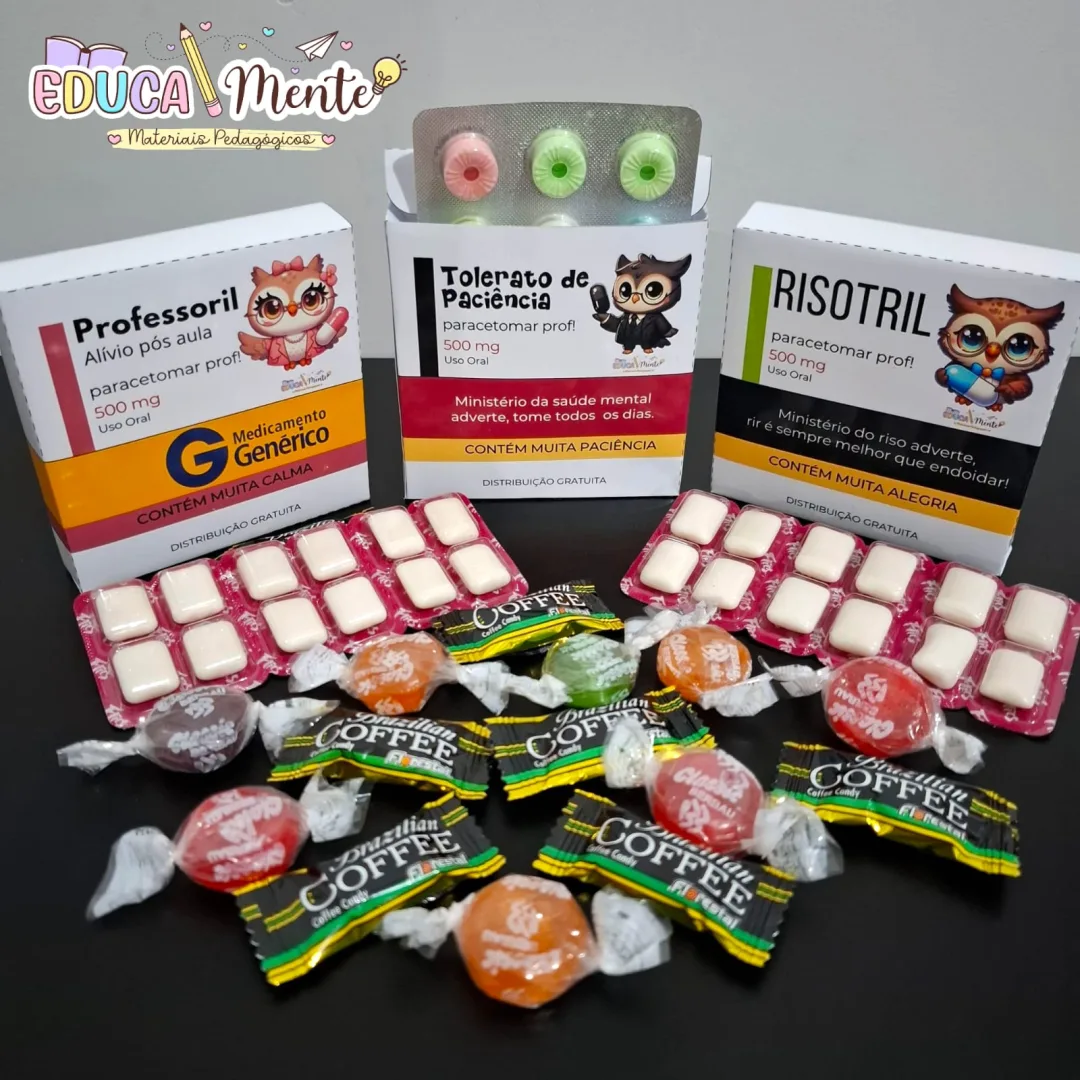 ⭐ LEMBRANCINHA PARA EQUIPE PEDAGÓGICA 🤓💊