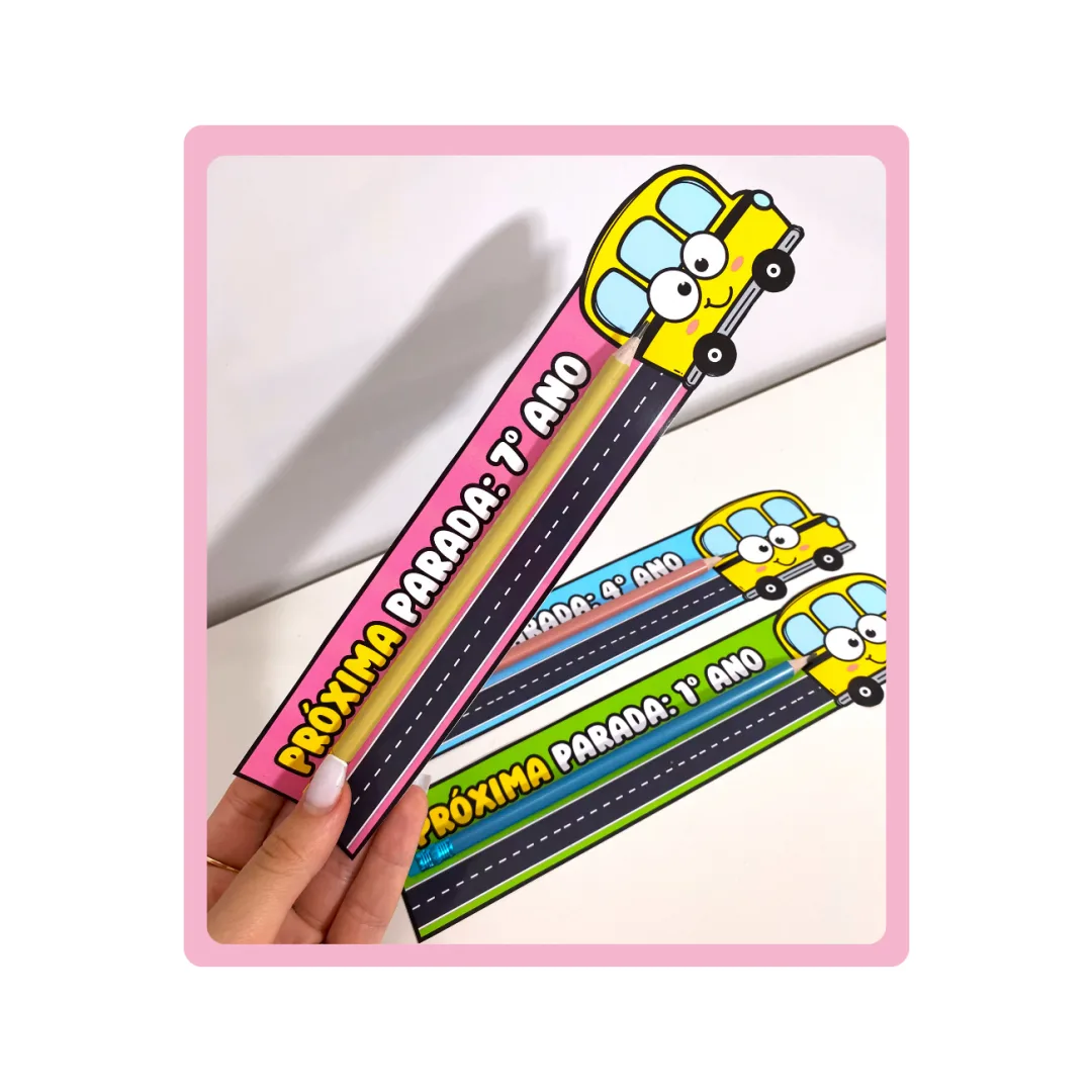 LEMBRANCINHA PRÓXIMA PARADA - 3 cores - 1º ao 9º ano