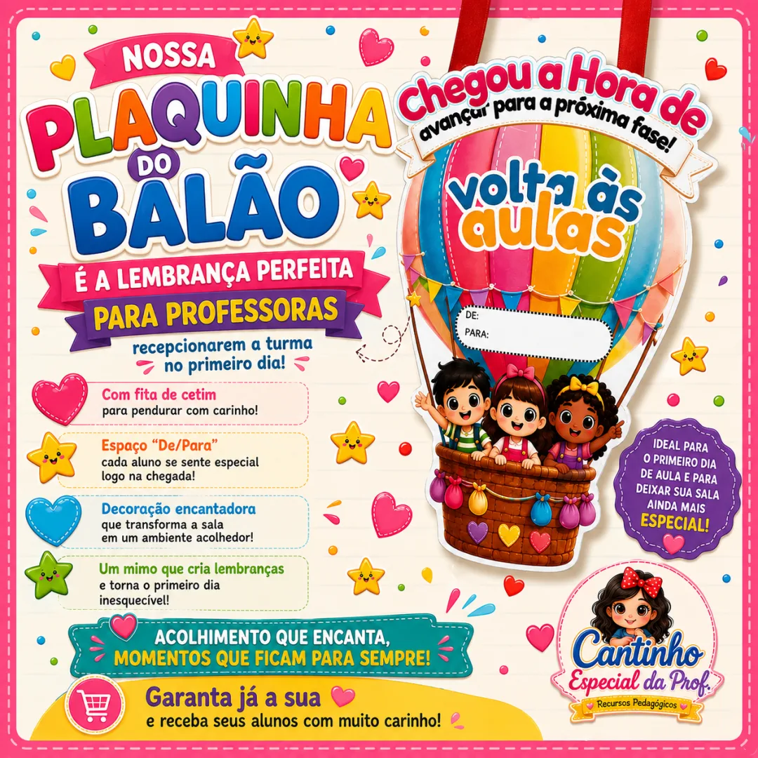  LEMBRANCINHA VOLTA AS AULAS 