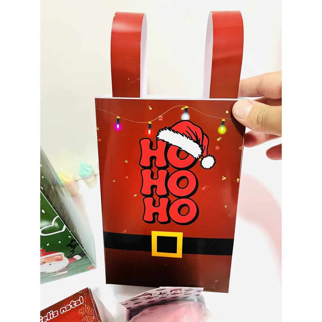 Lembrancinhas de Natal para Alunos – Kit com Sacolinhas, Caixinhas e Tags para Imprimir