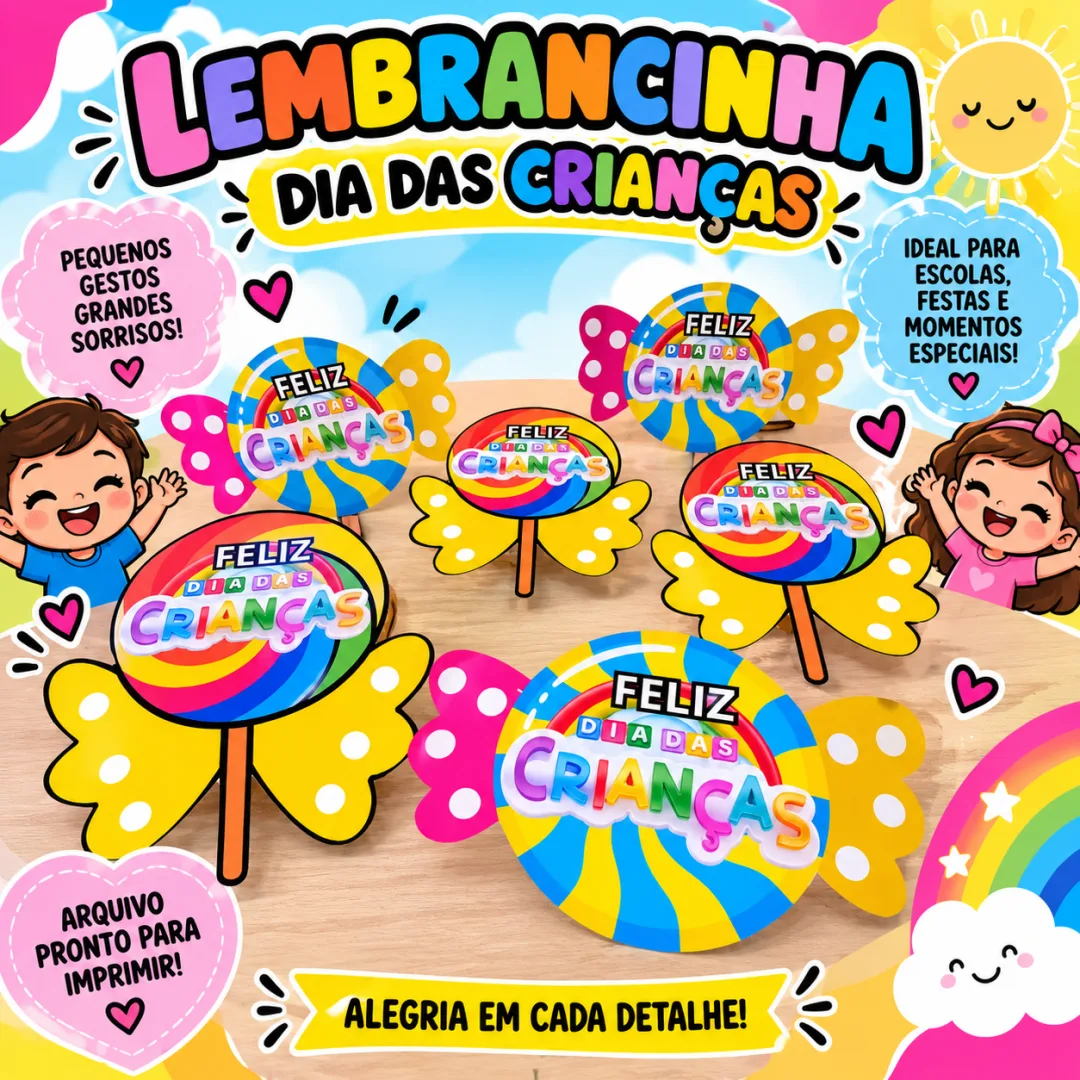 🎉 LEMBRANCINHAS DIA DAS CRIANÇAS