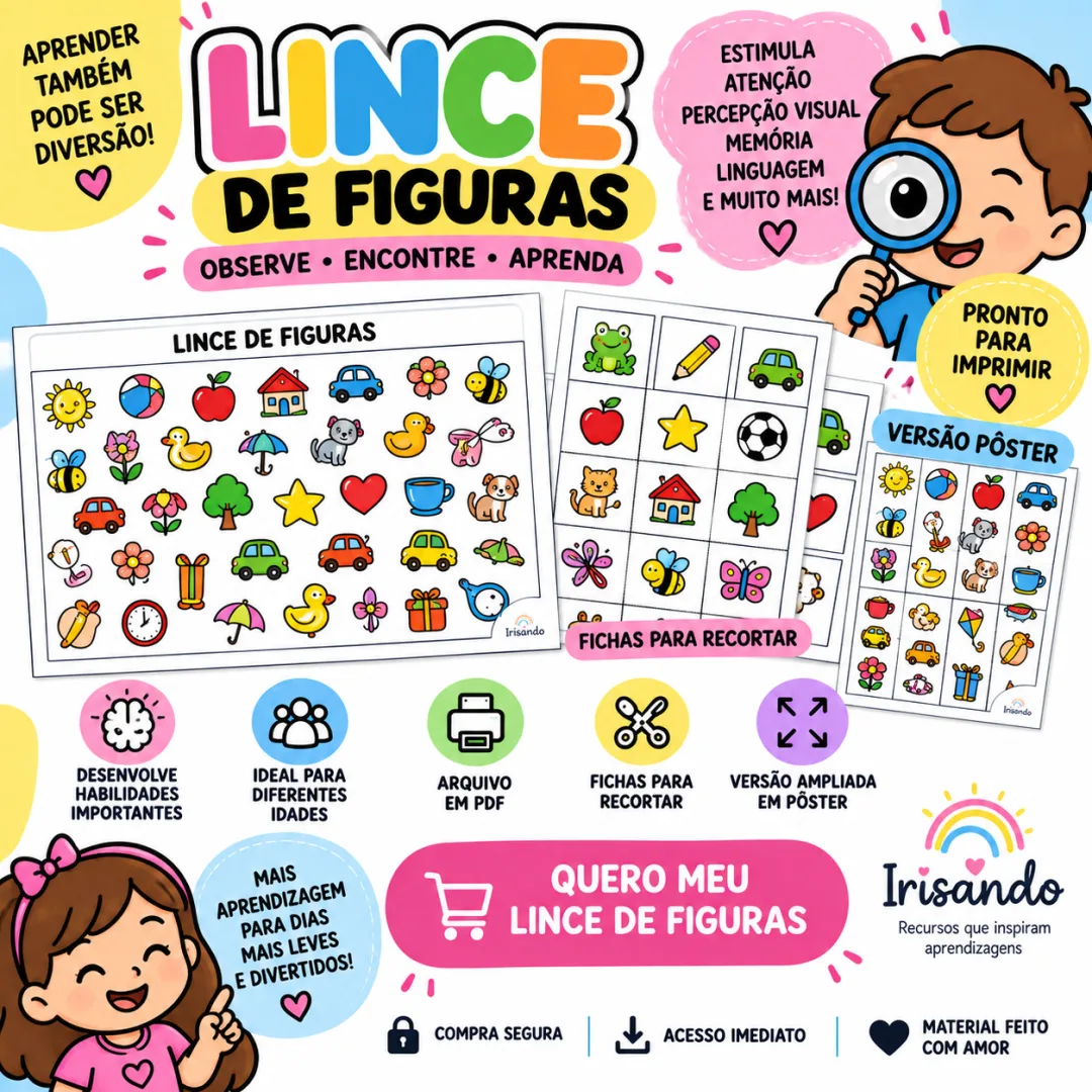 Lince de Figuras – Jogo Pedagógico de Atenção e Percepção Visual
