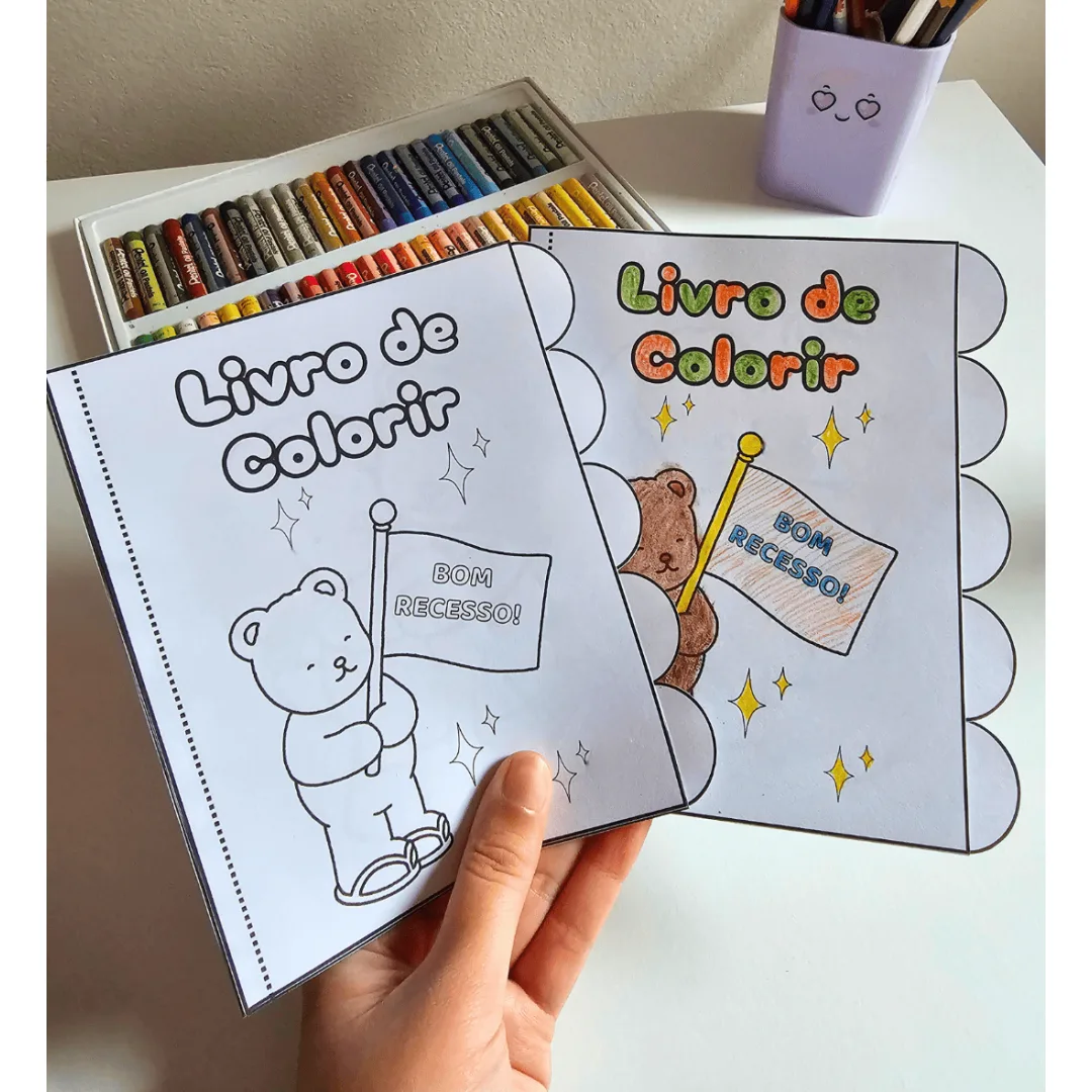 Livrinho de Colorir - Bom Recesso ( Bobbie Goods)