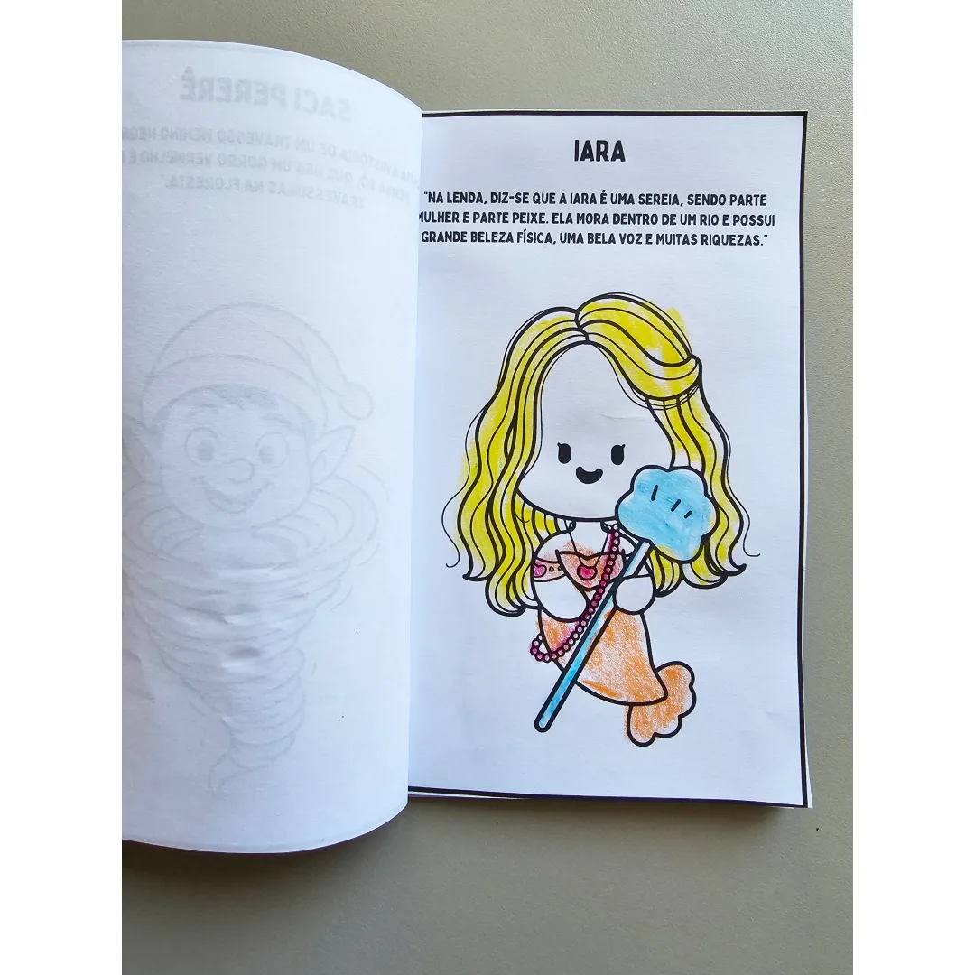 Livrinho Personagens Folclore