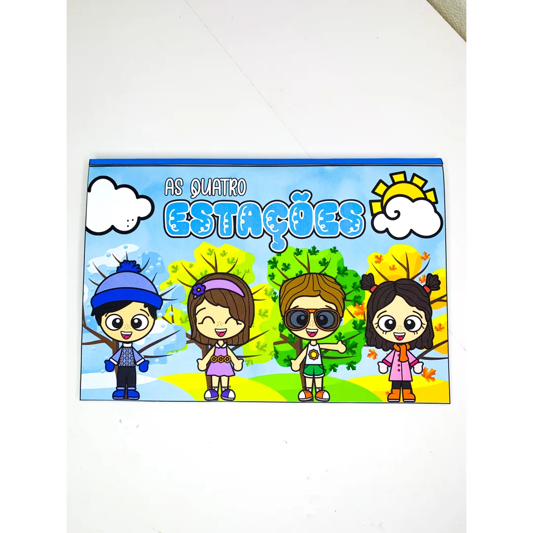 Livro 3D As Quatro Estações – Atividade para Educação Infantil