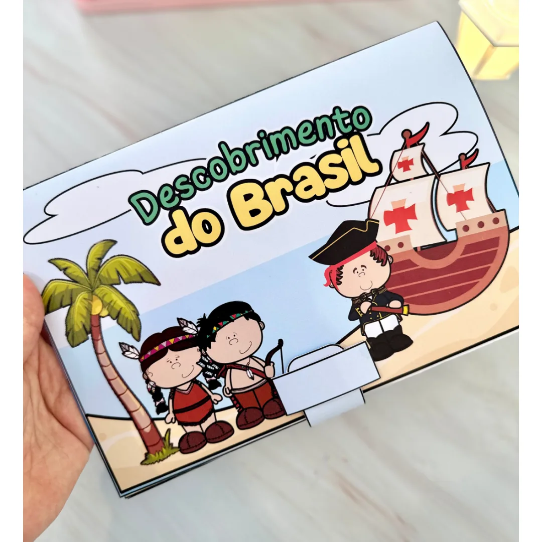 Livro 3D - Descobrimento do Brasil