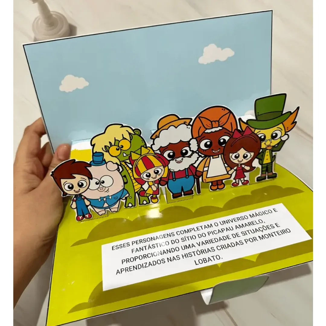 Livro 3D - Sítio do Picapau Amarelo