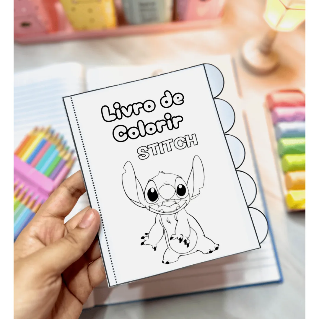 Livro de Colorir - Stitch