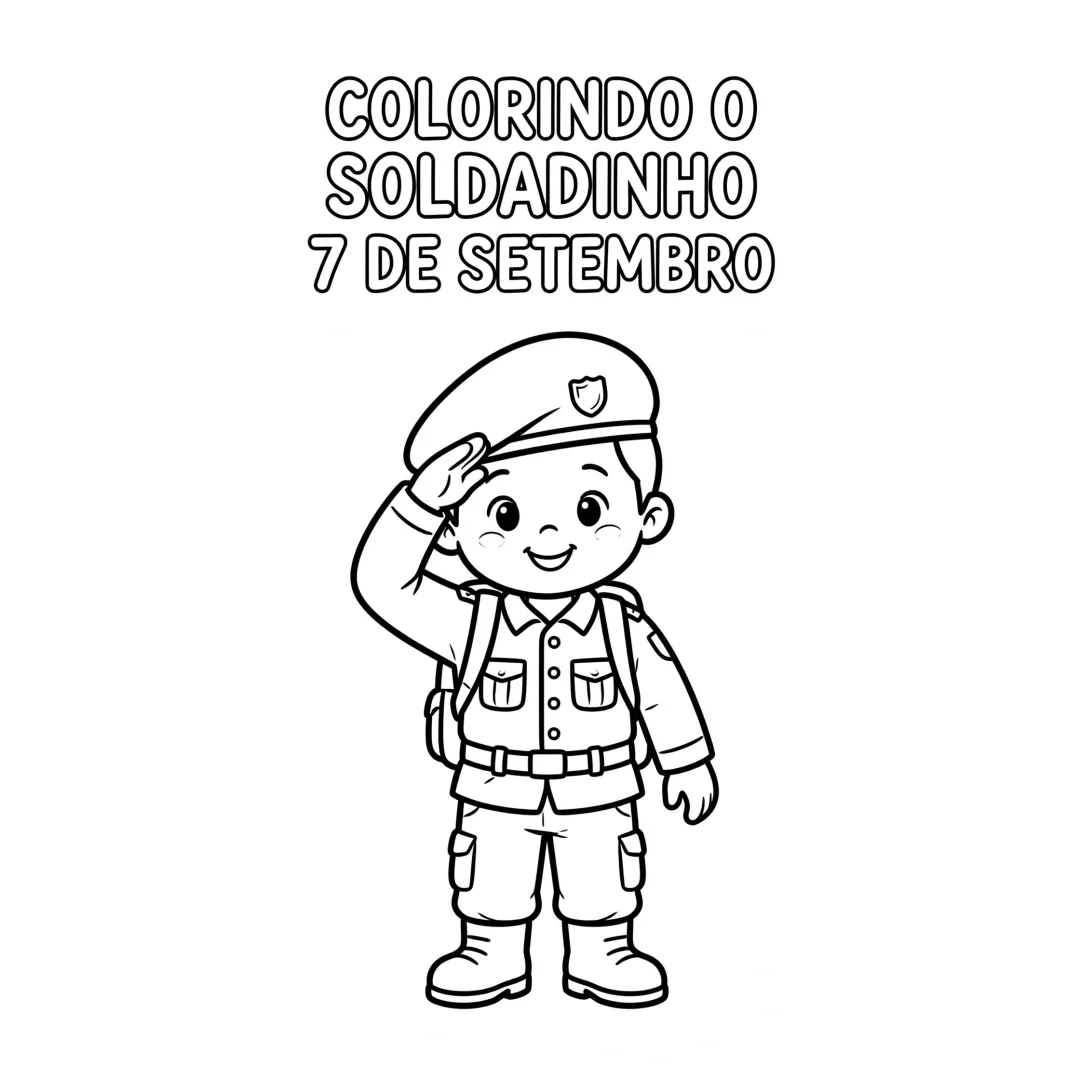 Kit de Pintura Dia do Soldado - Educação Infantil - PDF