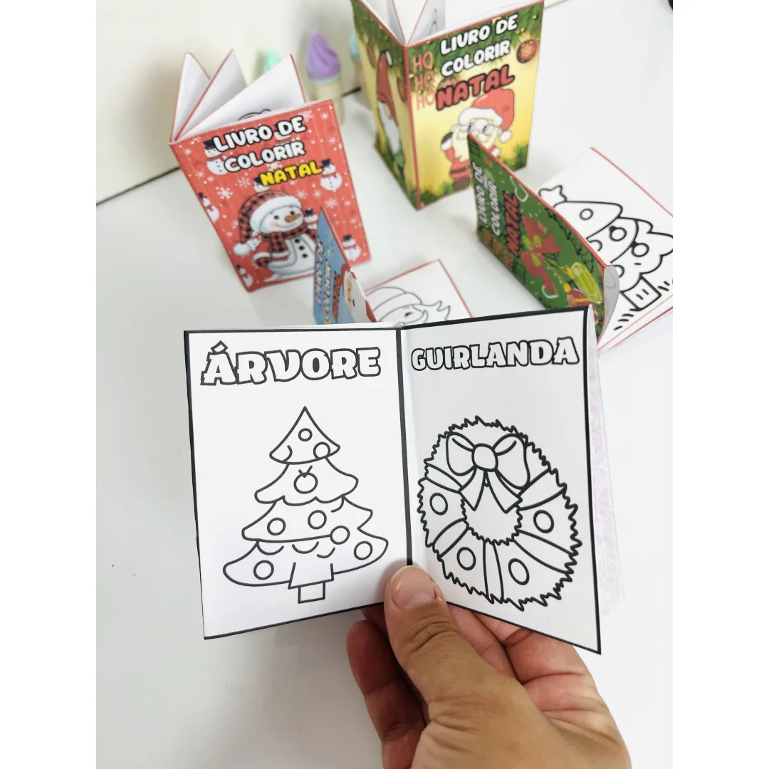 Livro de Pintura Natalina Infantil em PDF