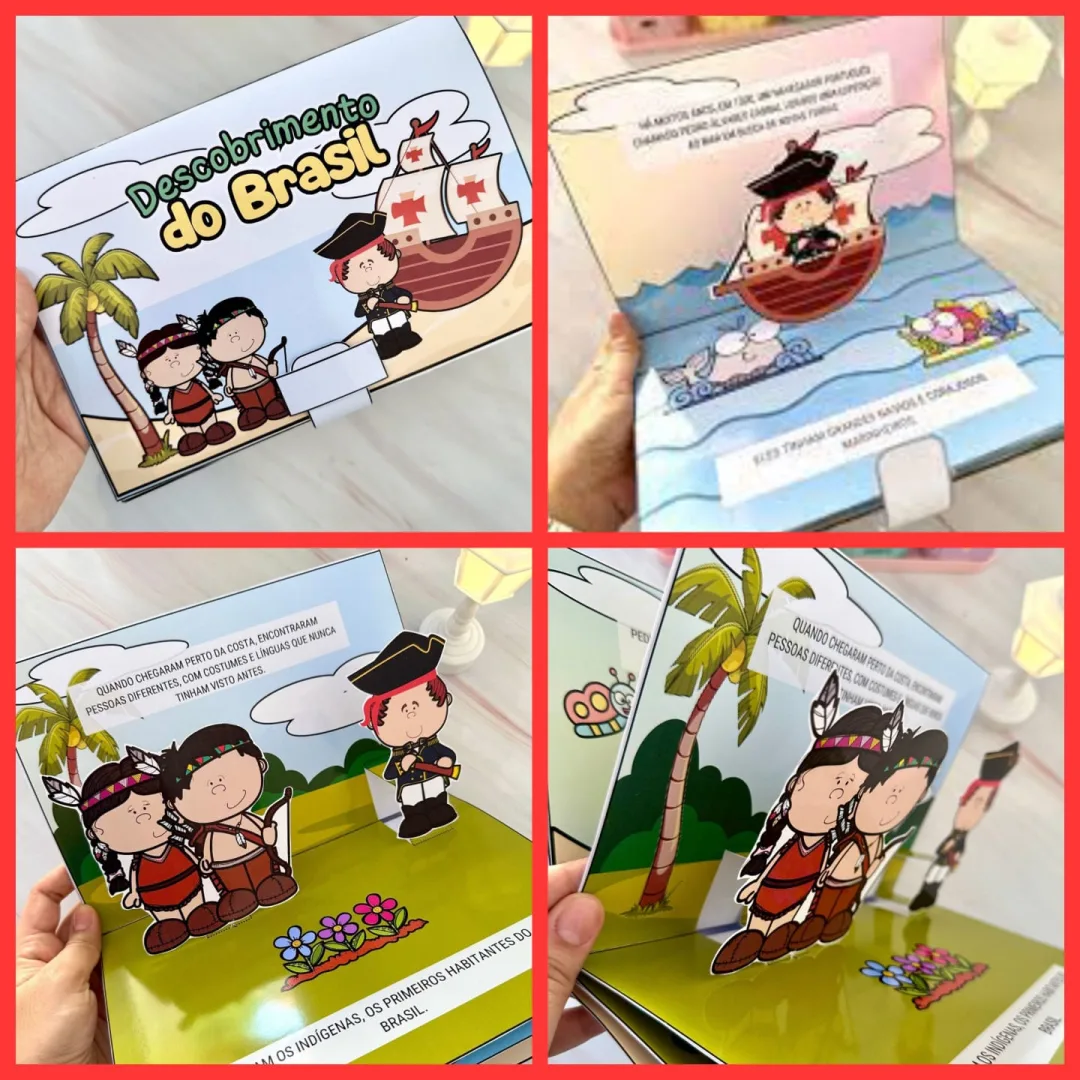 LIVRO EM 3D: DESCOBRIMENTO DO BRASIL