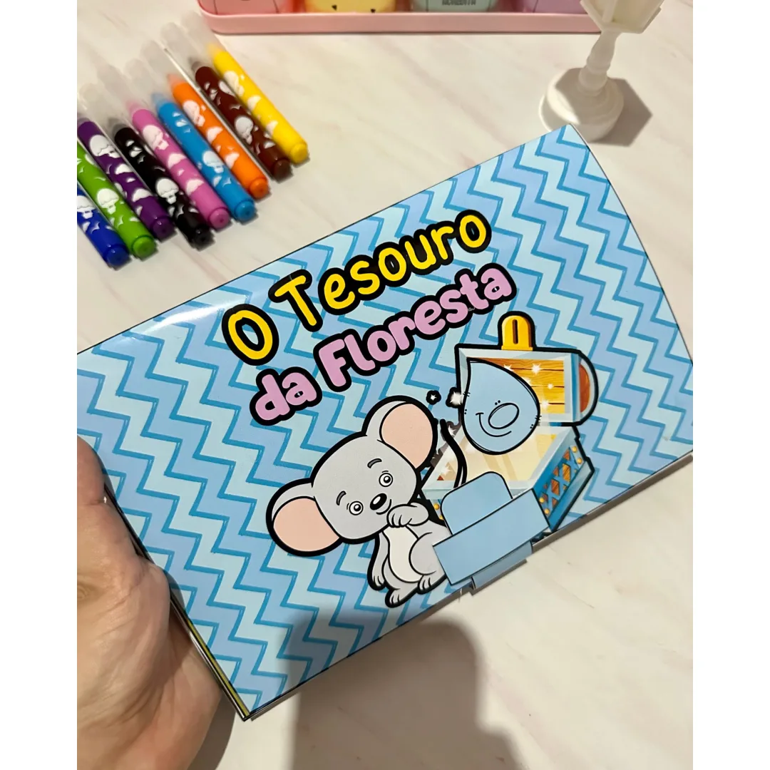 LIVRO EM 3D: TESOURO DA FLORESTA