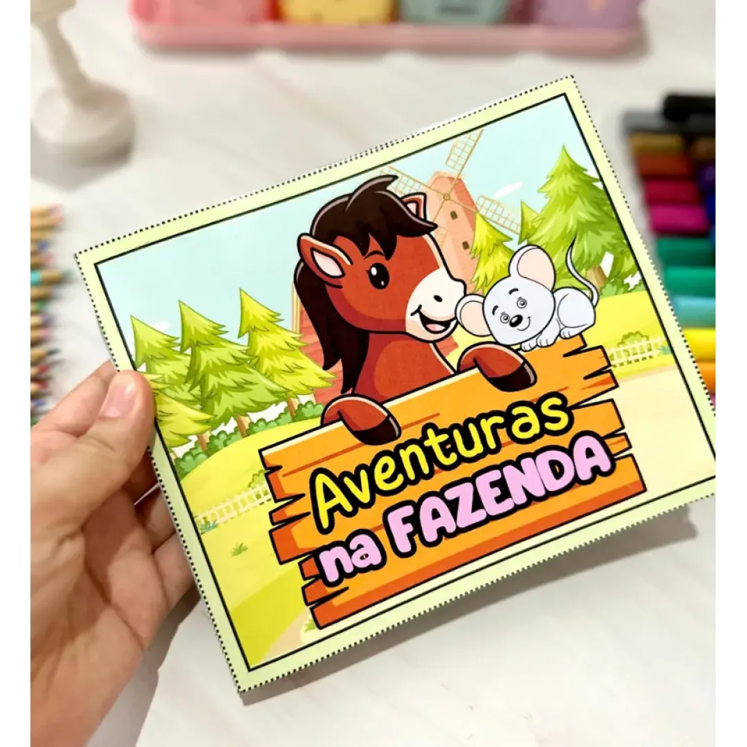 Livro Interativo - Aventuras na Fazenda