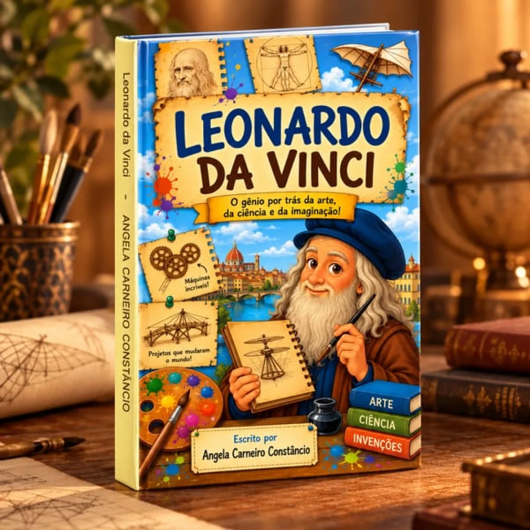 Livro Leonado da Vinci em PDF - para Ensino Fundamental e Médio.