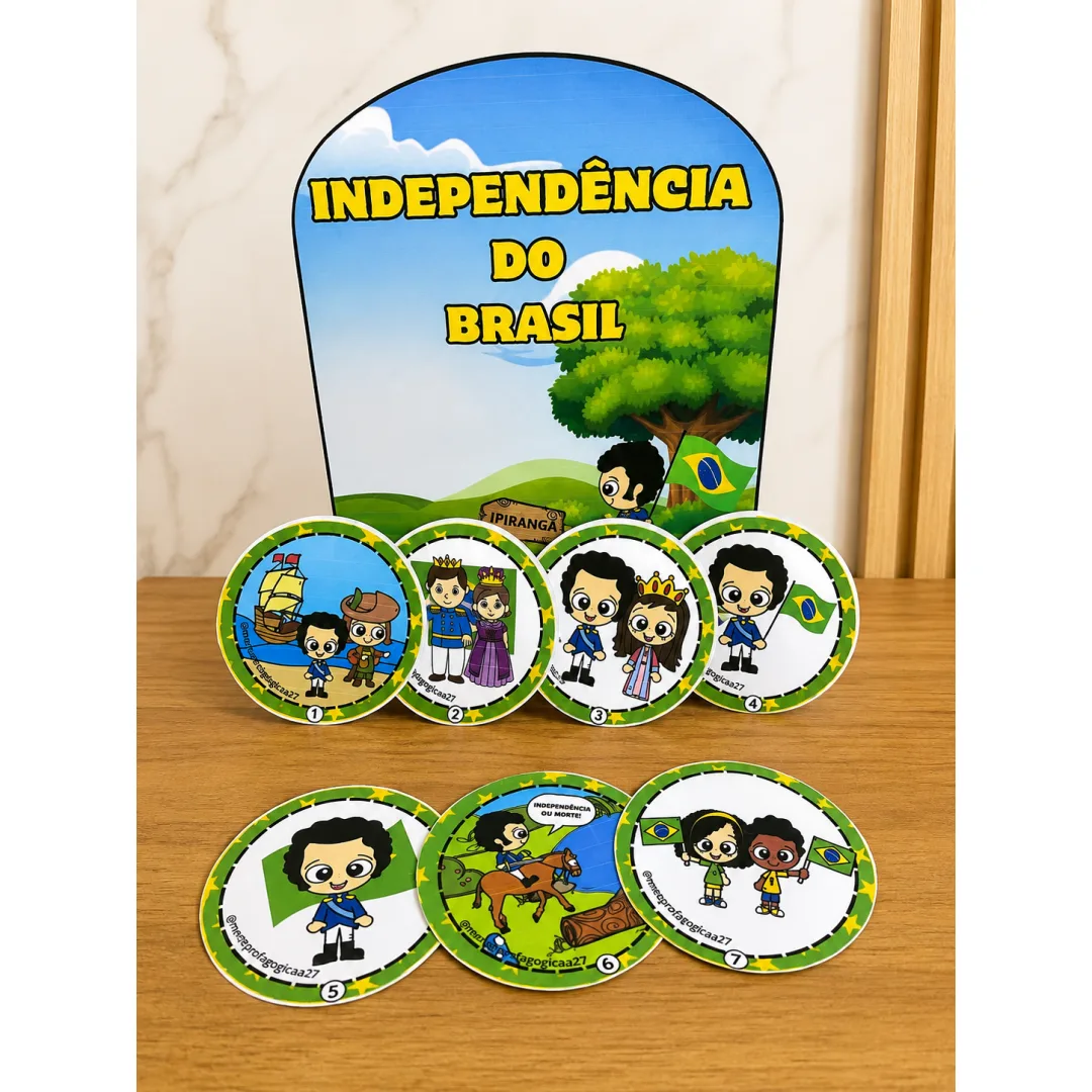 Luva de história independência do Brasil 