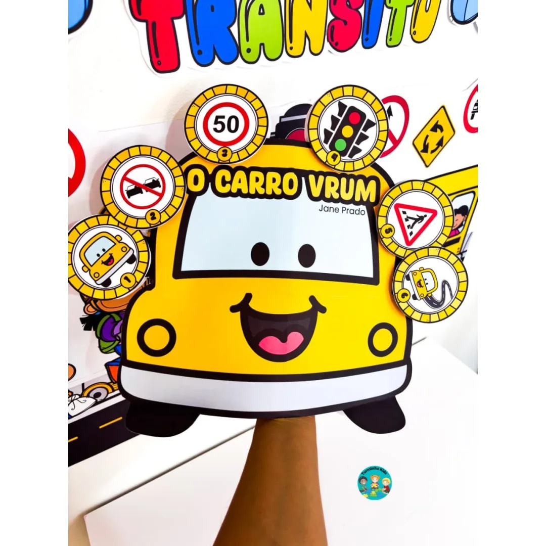 ✨ Luva de História – O Carro Vrum ✨🚘🚗 💰6,00  🚖Chegou um recurso especial para deixar a Semana do Trânsito ainda mais