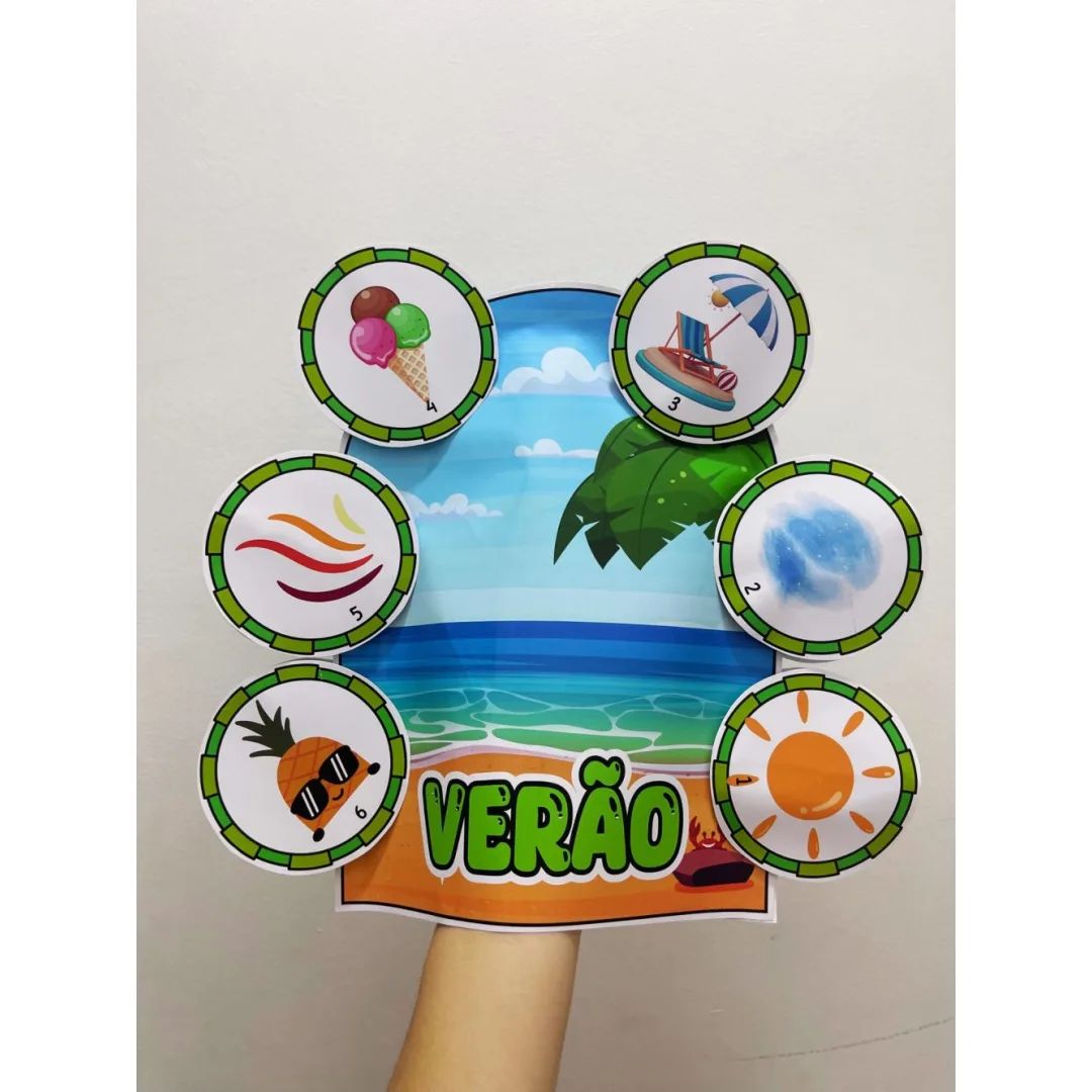 Luva de Histórias Verão — Pronto para Imprimir
