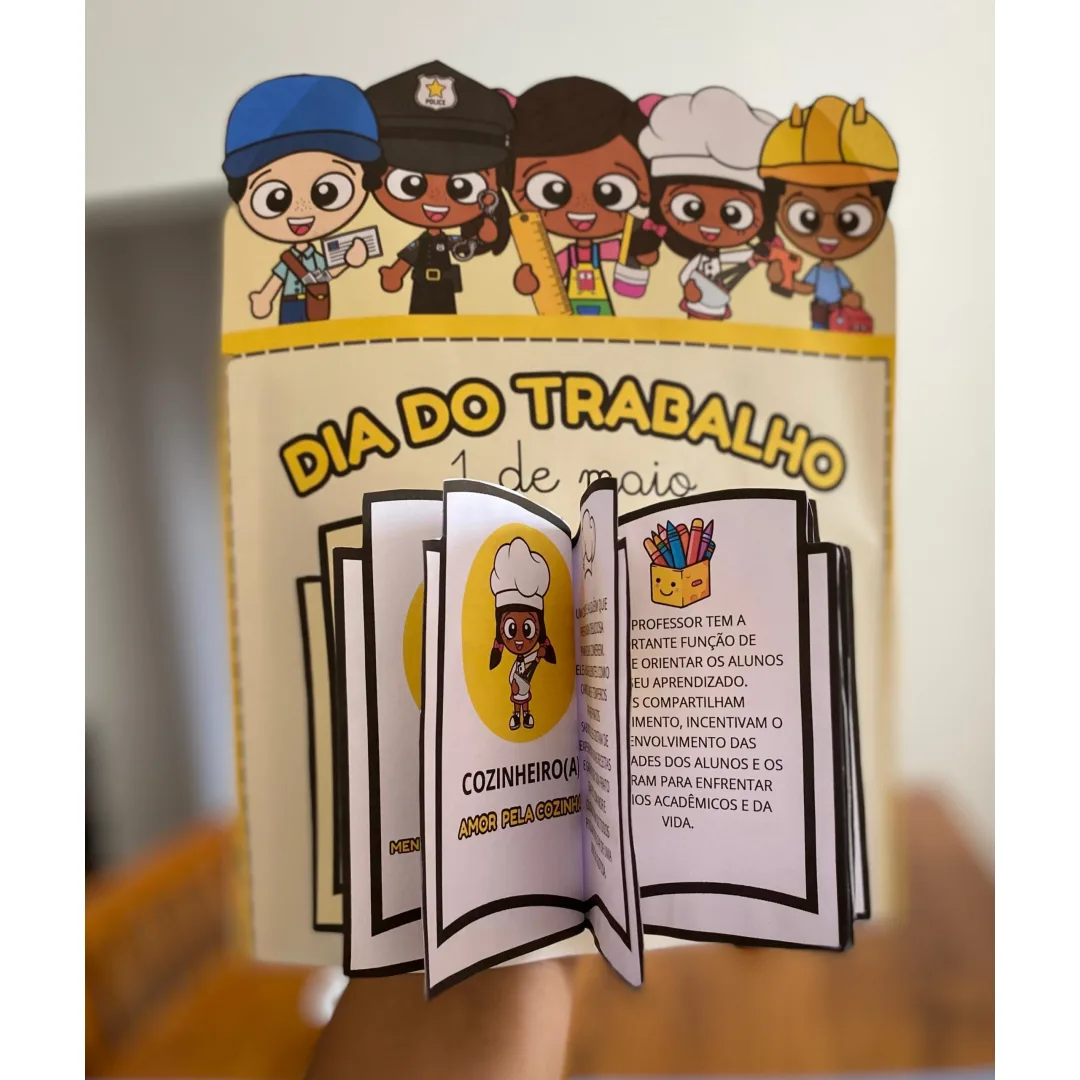 LUVA INTERATIVA  / LUVA PEDAGÓGICA: PROFISSÃO - DIA DO TRABALHO