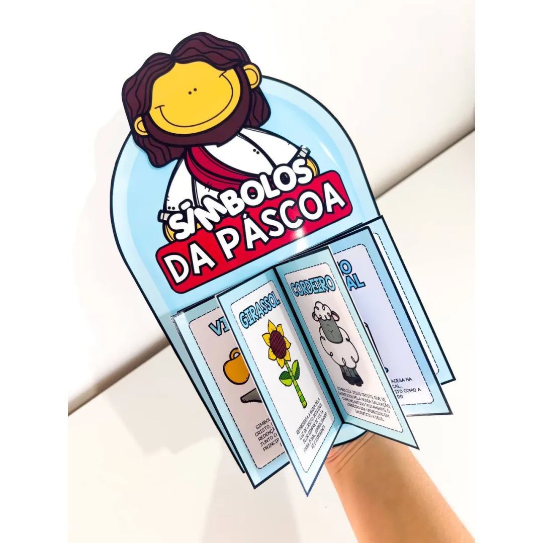 LUVA LIVRO: SÍMBOLOS DA PÁSCOA