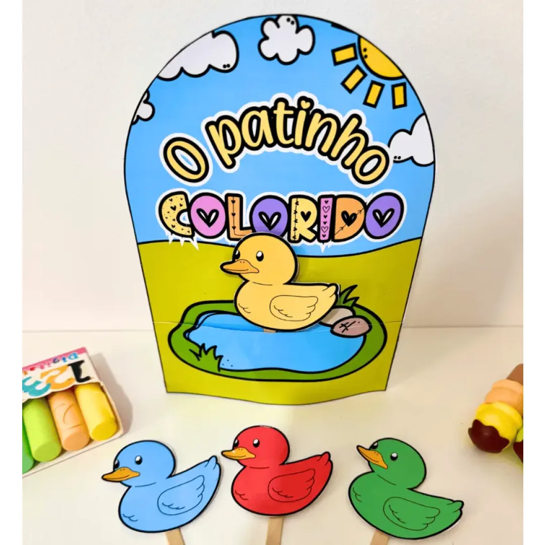 Luva Musical - O Patinho Colorido