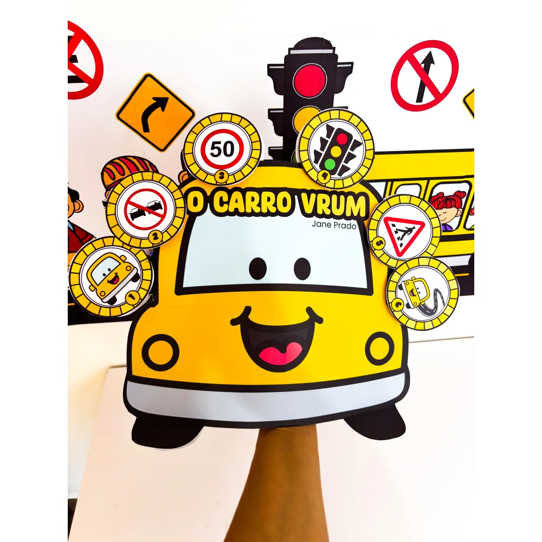 Luva: O Carro Vrum - Recurso Lúdico para a Semana do Trânsito