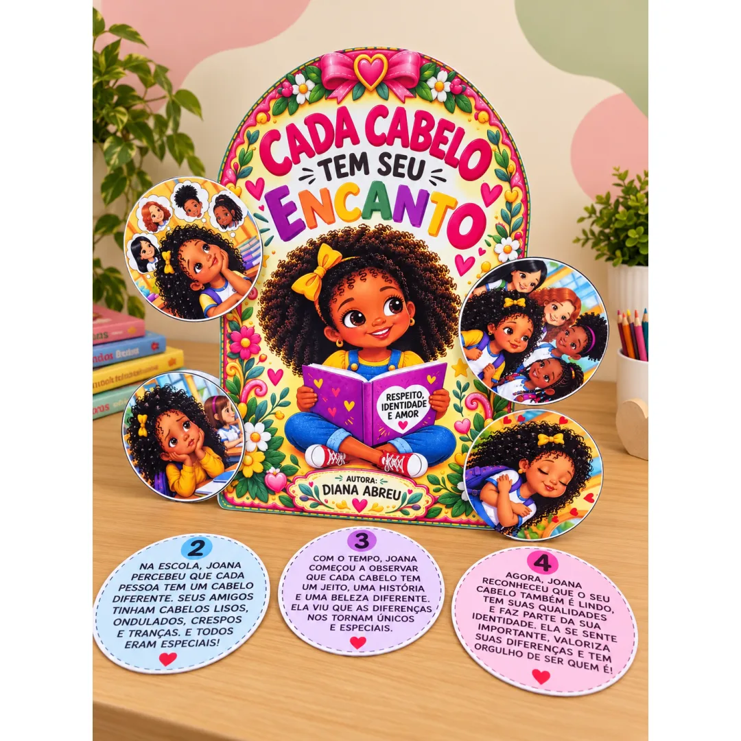 Luva Pedagógica - Cada Cabelo Tem Seu Encanto - PDF
